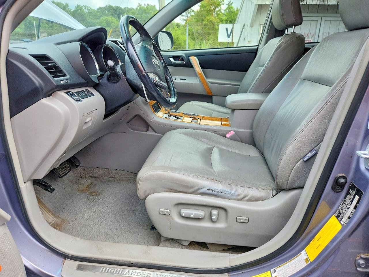 2009 Toyota Highlander Hybrid Limited Gray vin: JTEEW44A792036618