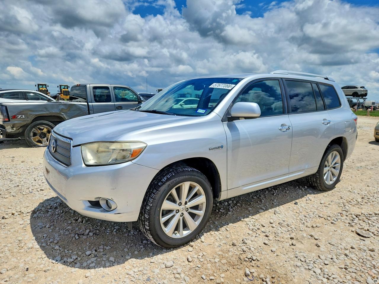 2008 Toyota Highlander Hybrid Limited Silver vin: JTEEW44A882000855