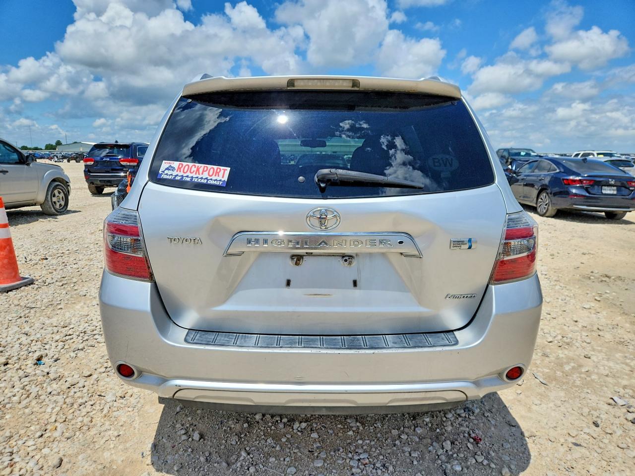 2008 Toyota Highlander Hybrid Limited Silver vin: JTEEW44A882000855