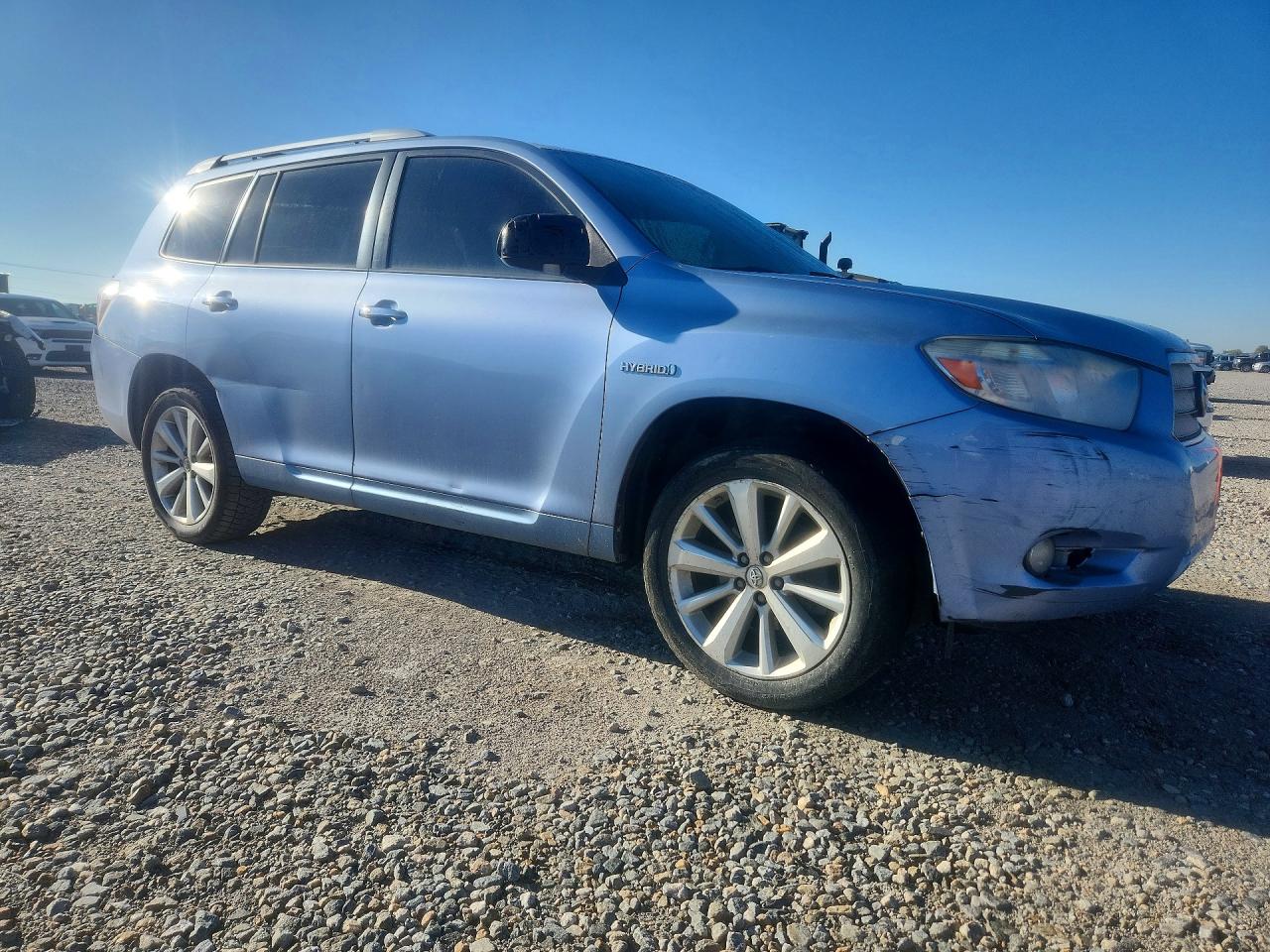 2008 Toyota Highlander Hybrid Limited Синий vin: JTEEW44A882001987