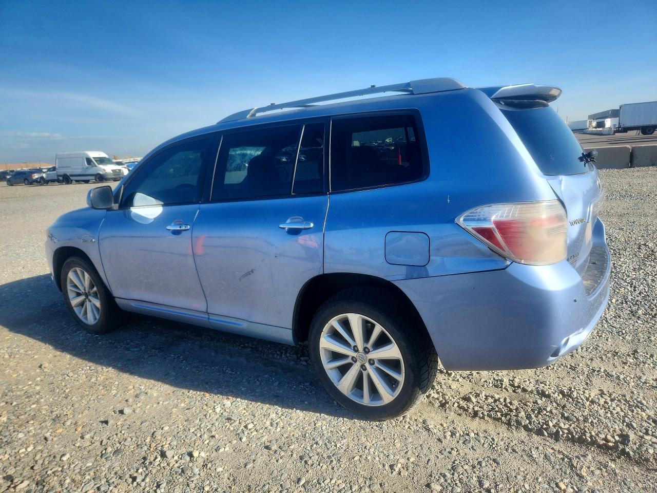 2008 Toyota Highlander Hybrid Limited Синий vin: JTEEW44A882001987