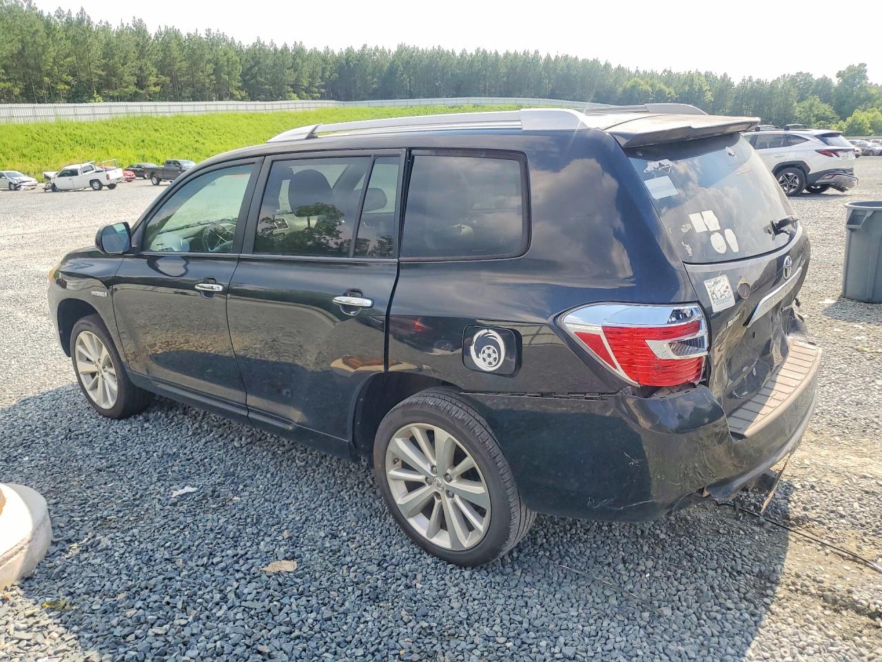 2008 Toyota Highlander Hybrid Limited Charcoal vin: JTEEW44A882002167