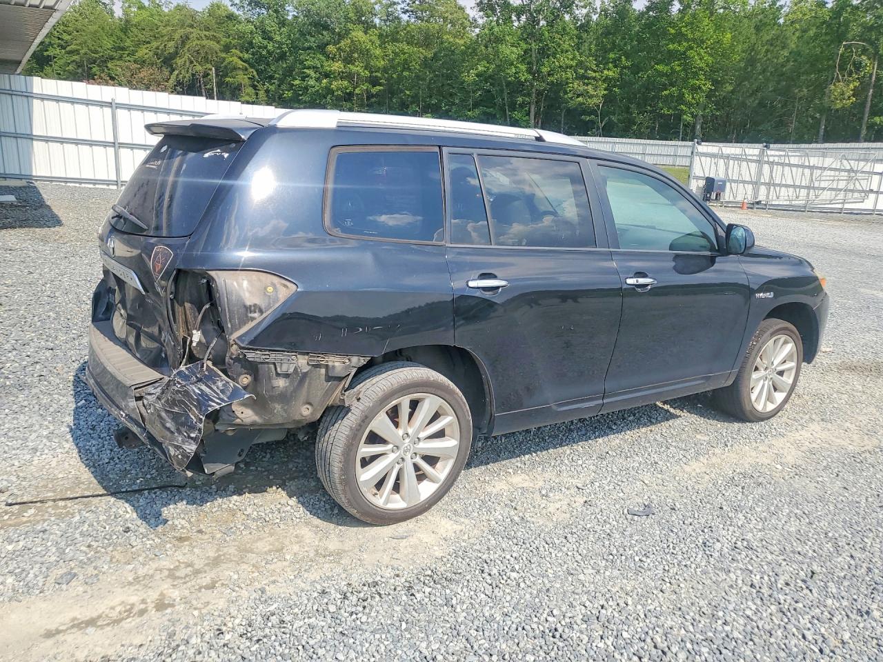2008 Toyota Highlander Hybrid Limited Charcoal vin: JTEEW44A882002167