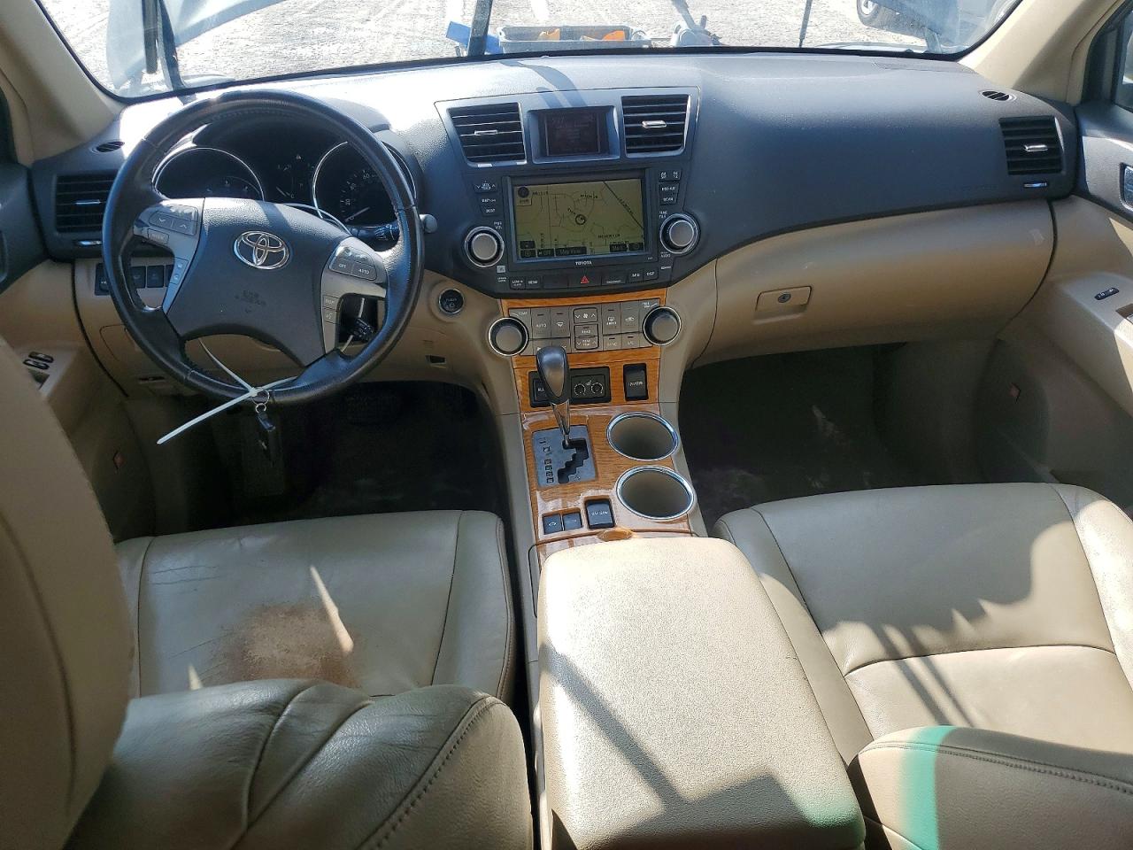 2008 Toyota Highlander Hybrid Limited Green vin: JTEEW44A882011175