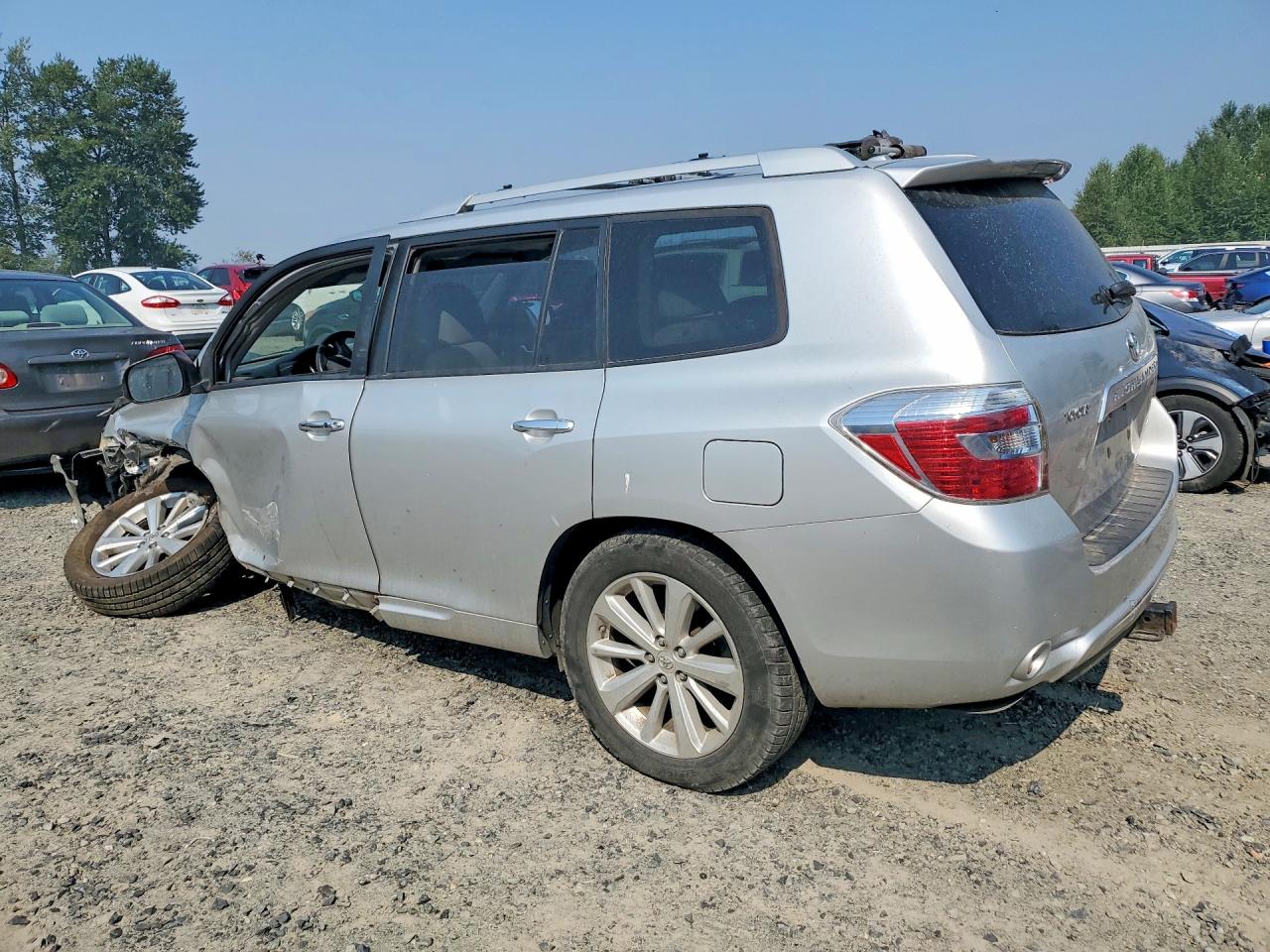 2009 Toyota Highlander Hybrid Limited Silver vin: JTEEW44A892036014