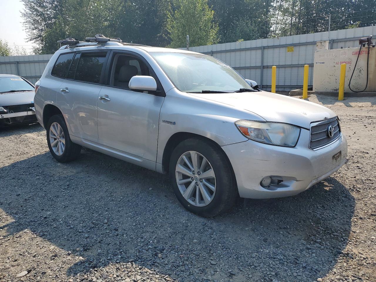 2009 Toyota Highlander Hybrid Limited Silver vin: JTEEW44A892036014