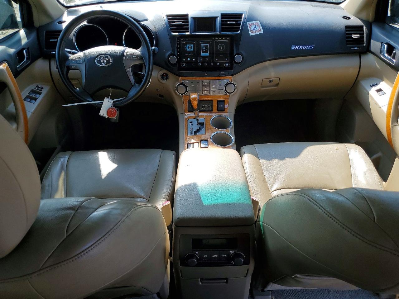 2008 Toyota Highlander Hybrid Limited Black vin: JTEEW44A982010147