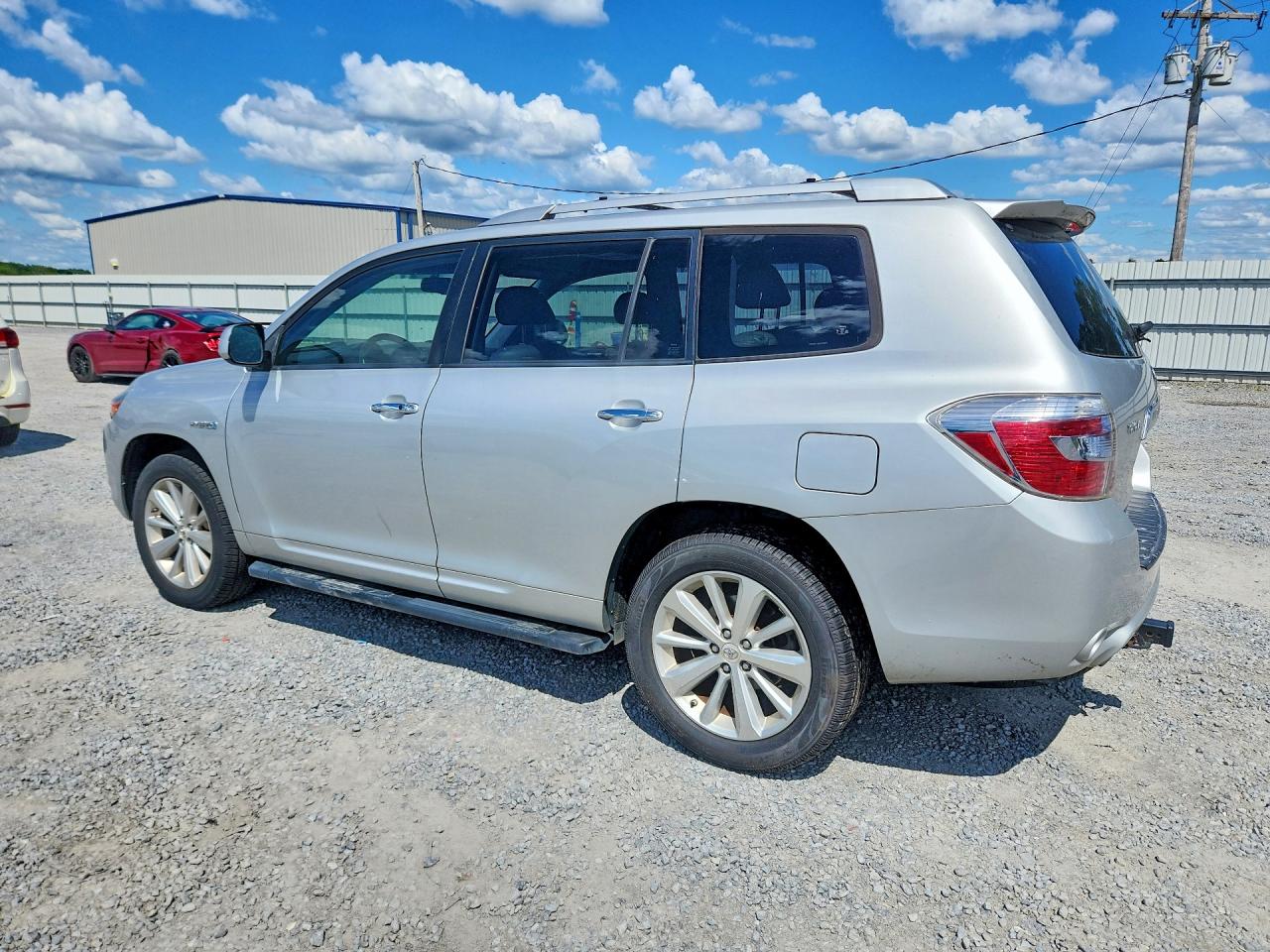 2008 Toyota Highlander Hybrid Limited Silver vin: JTEEW44A982010892