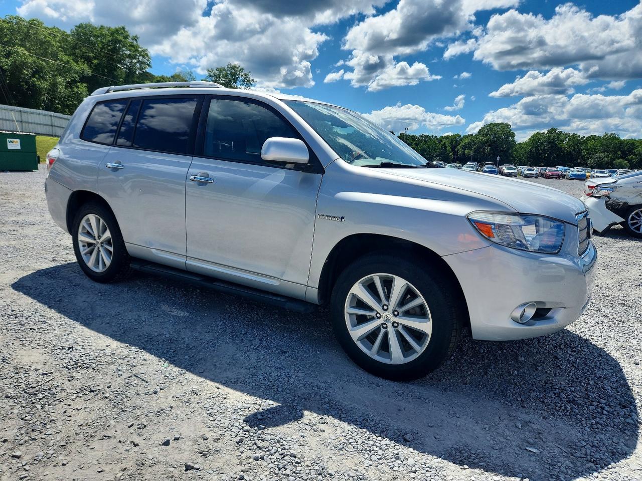 2008 Toyota Highlander Hybrid Limited Silver vin: JTEEW44A982010892