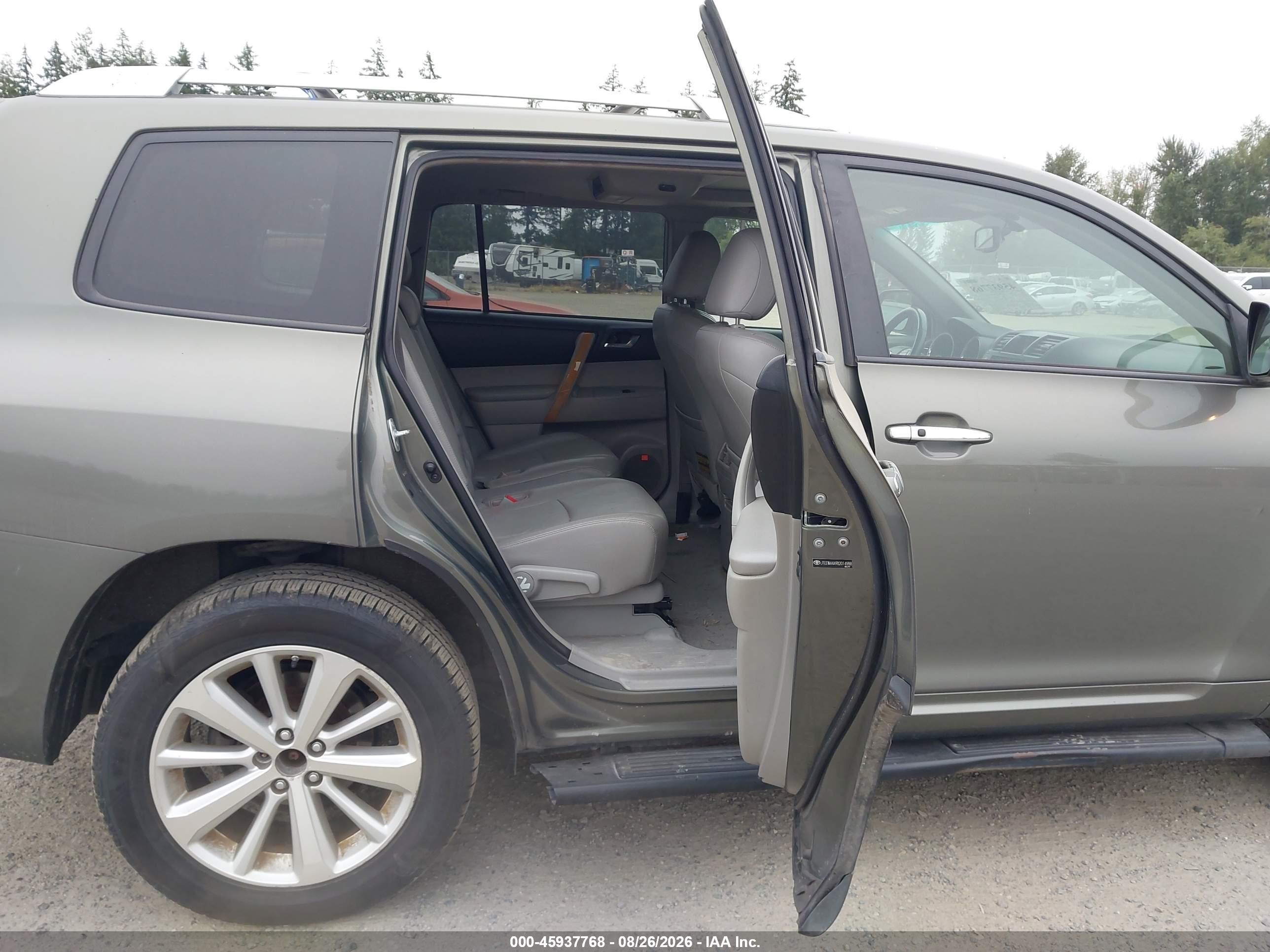 2008 Toyota Highlander Hybrid Limited Green vin: JTEEW44A982014988