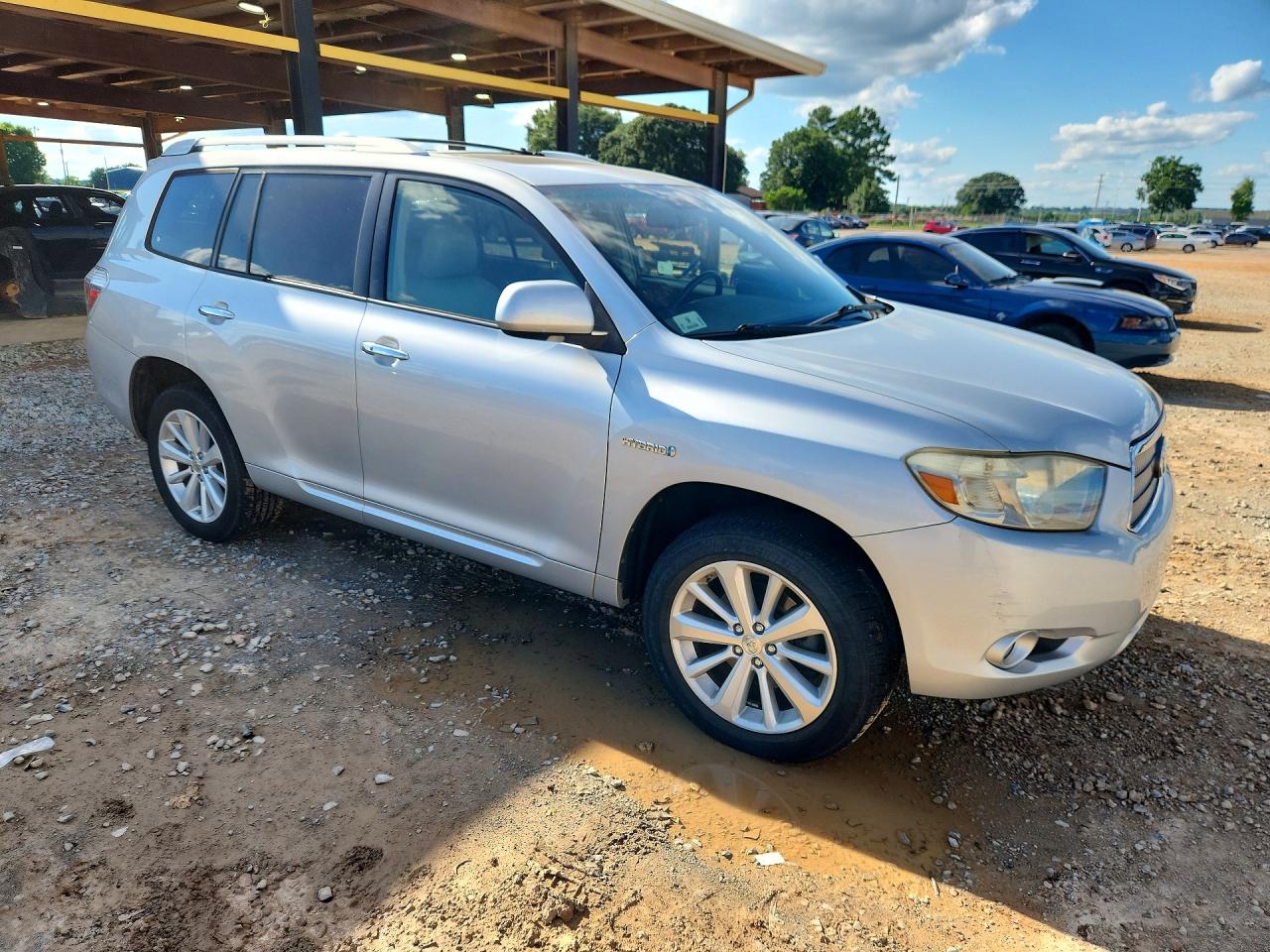 2008 Toyota Highlander Hybrid Limited Серебряный vin: JTEEW44A982020189