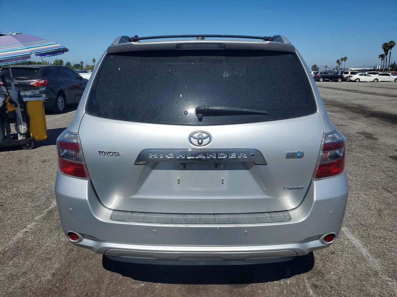2008 Toyota Highlander Hybrid Limited Серебряный vin: JTEEW44AX82001862