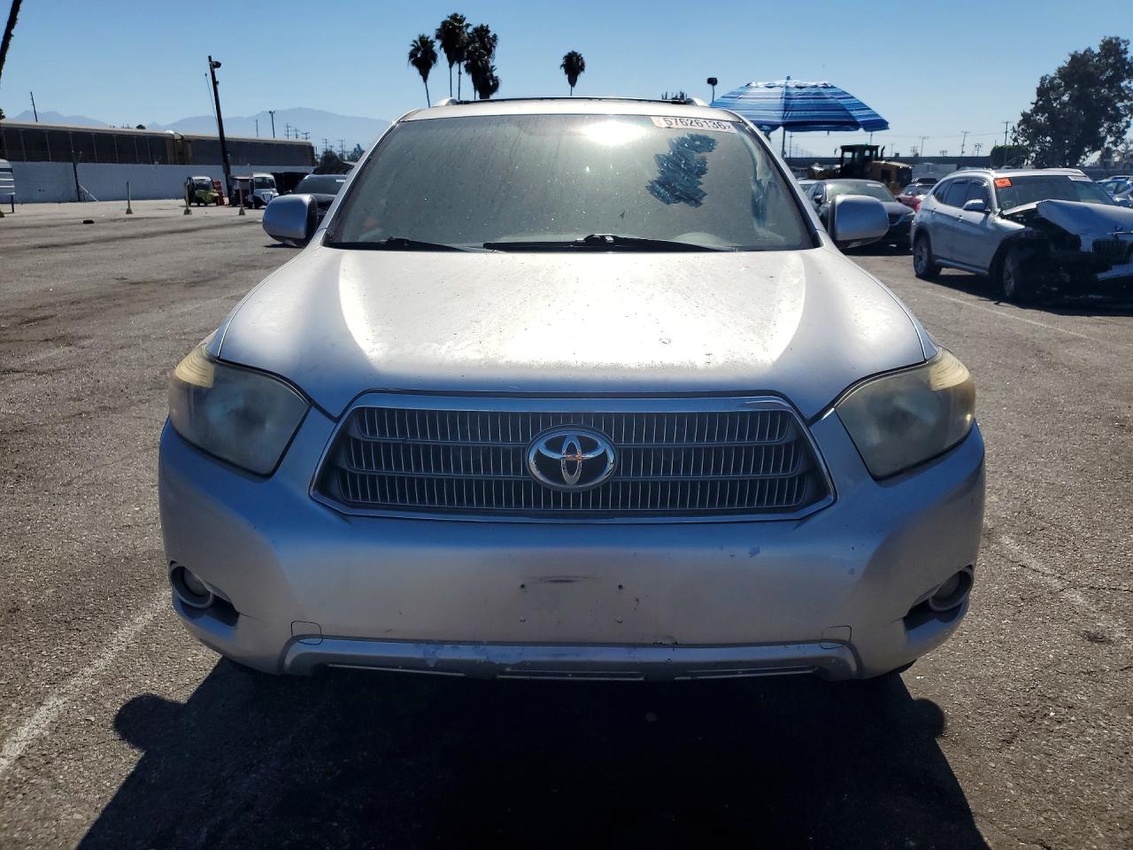 2008 Toyota Highlander Hybrid Limited Серебряный vin: JTEEW44AX82001862