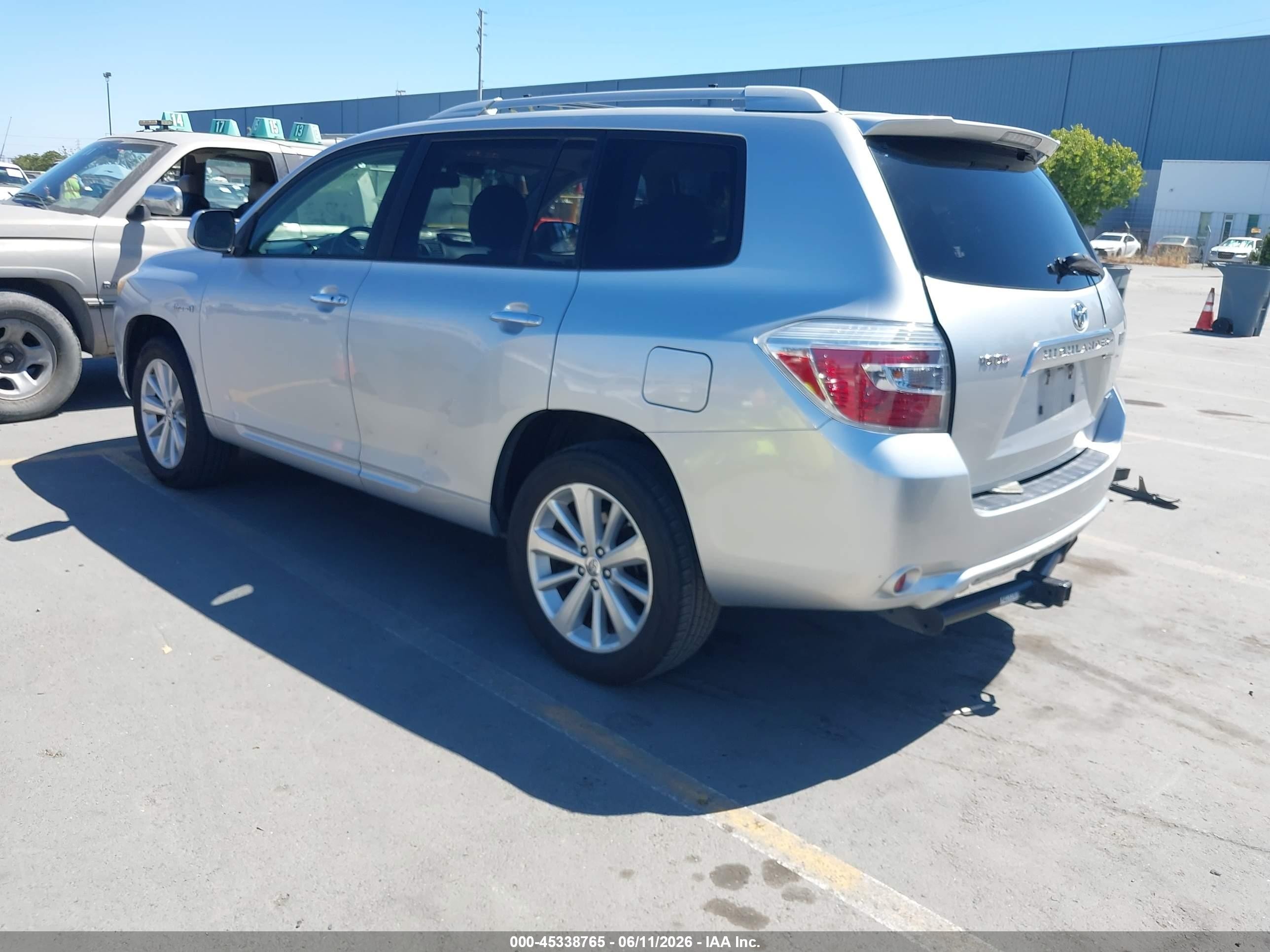 2008 Toyota Highlander Hybrid Limited Gray vin: JTEEW44AX82006950