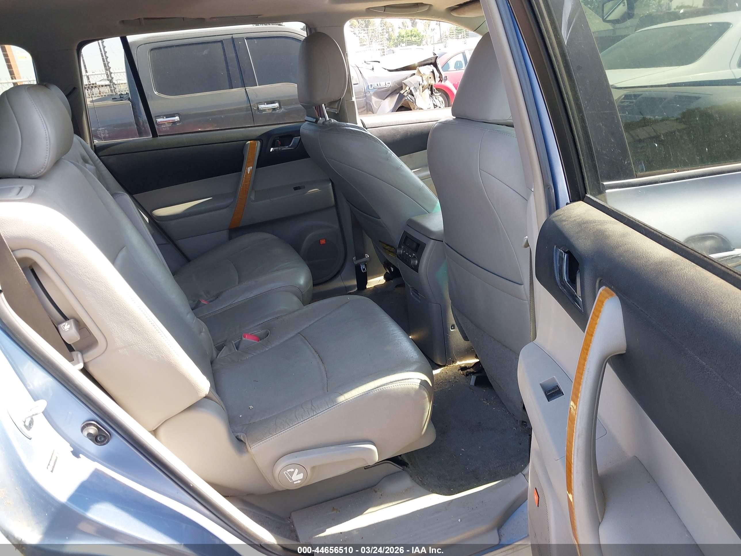 2008 Toyota Highlander Hybrid Limited Синий vin: JTEEW44AX82013171