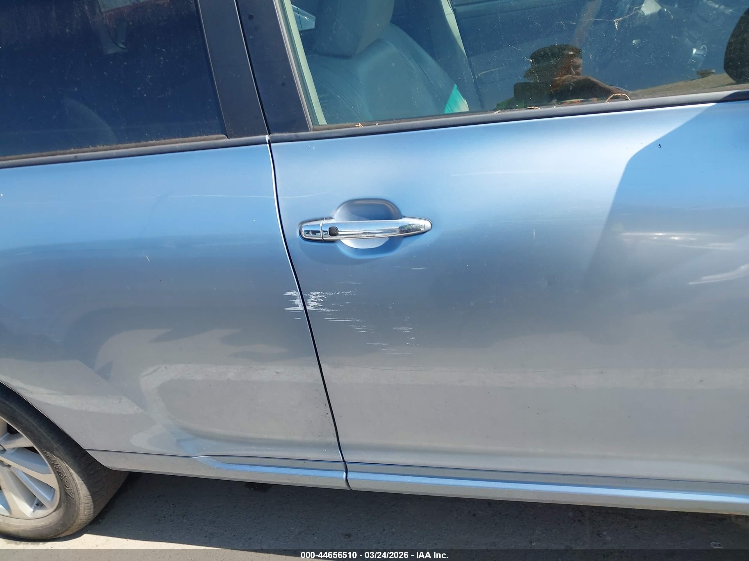2008 Toyota Highlander Hybrid Limited Синий vin: JTEEW44AX82013171