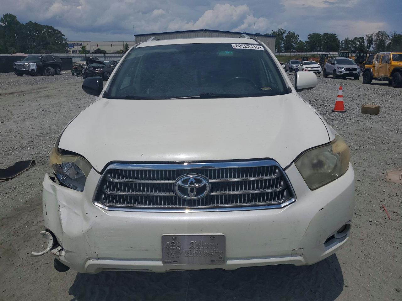 2009 Toyota Highlander Hybrid Limited White vin: JTEEW44AX92026889