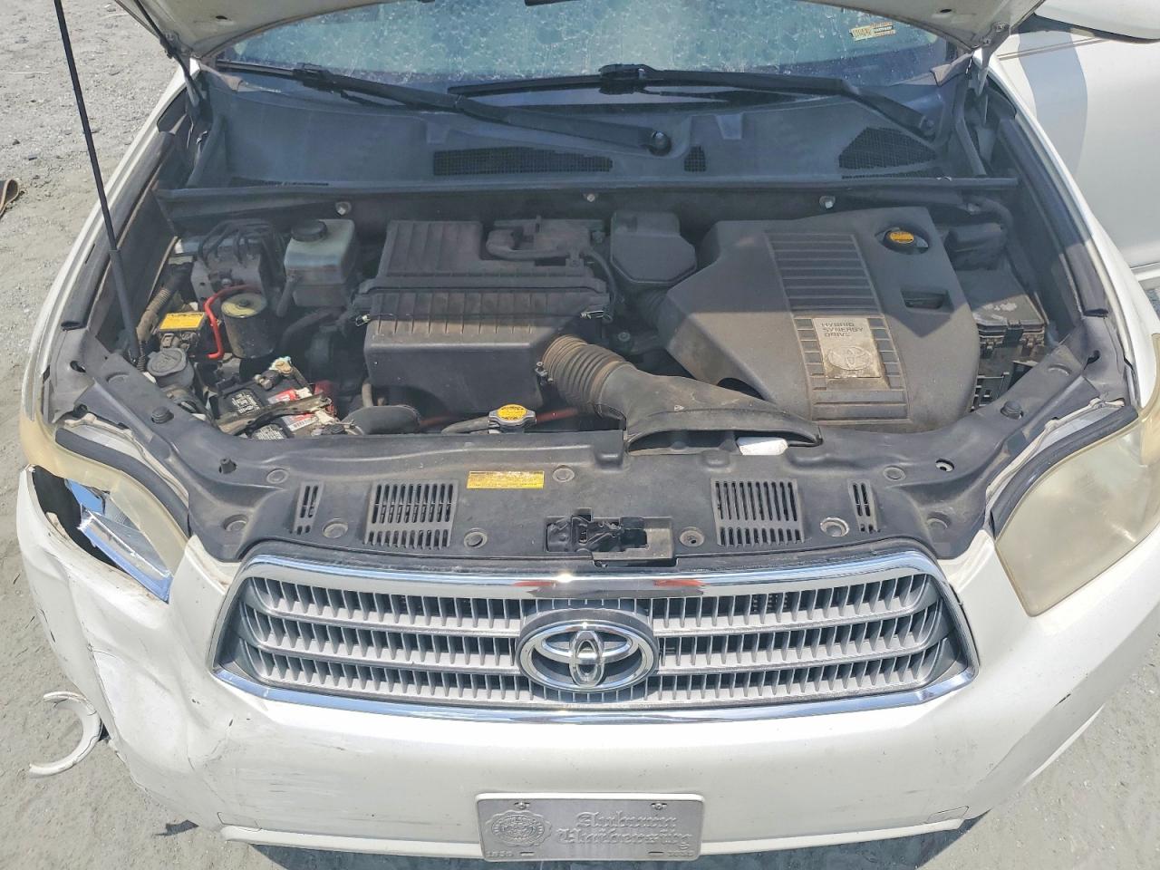 2009 Toyota Highlander Hybrid Limited White vin: JTEEW44AX92026889
