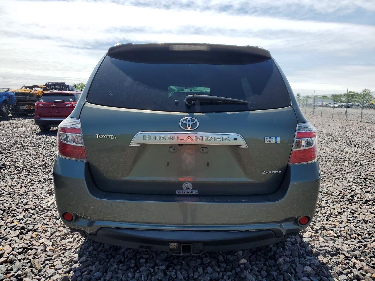 2009 Toyota Highlander Hybrid Limited Green vin: JTEEW44AX92030408