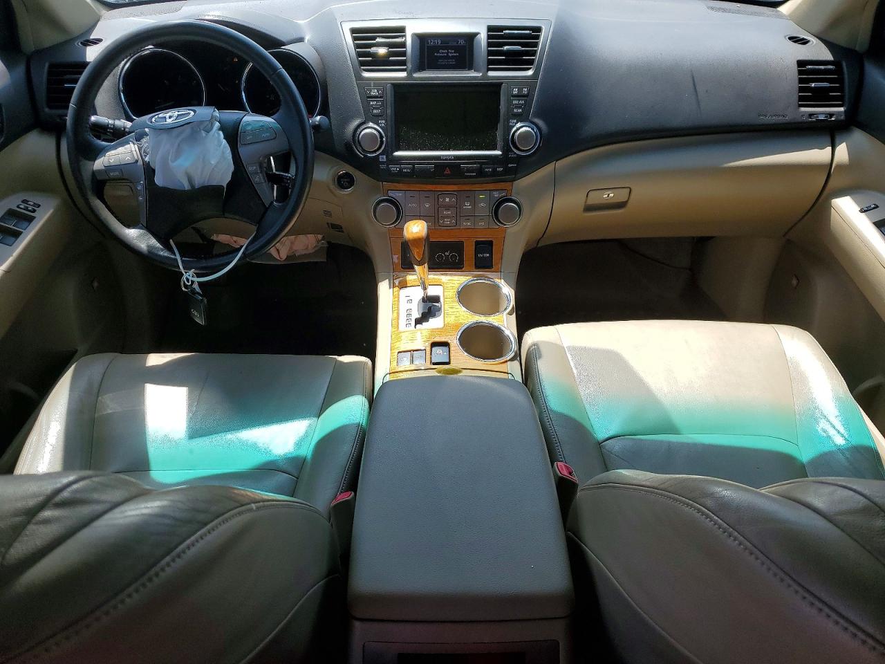 2009 Toyota Highlander Hybrid Limited Green vin: JTEEW44AX92030408