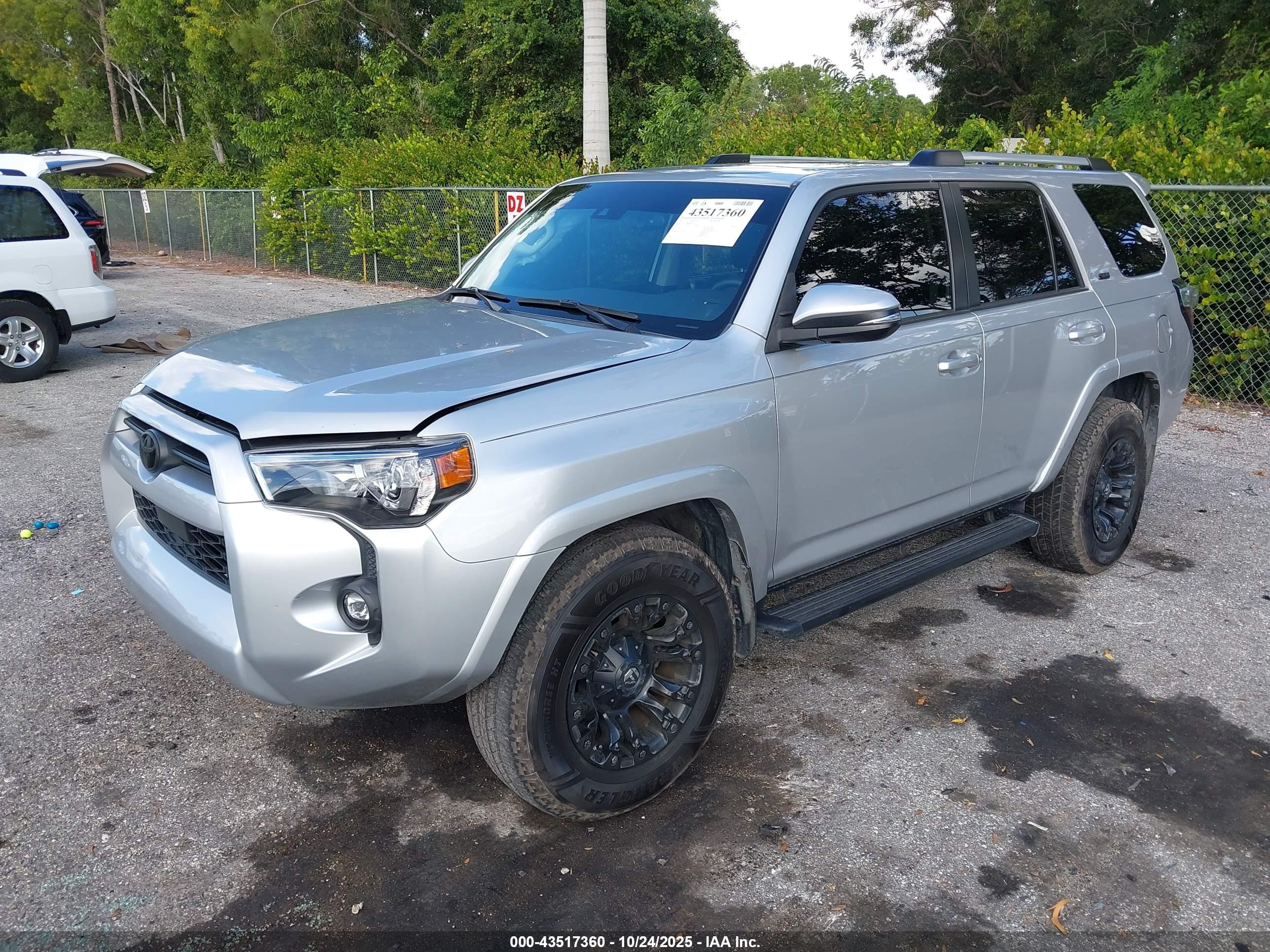 2021 Toyota 4runner Sr5 Premium Серебряный vin: JTEFU5JR4M5243131