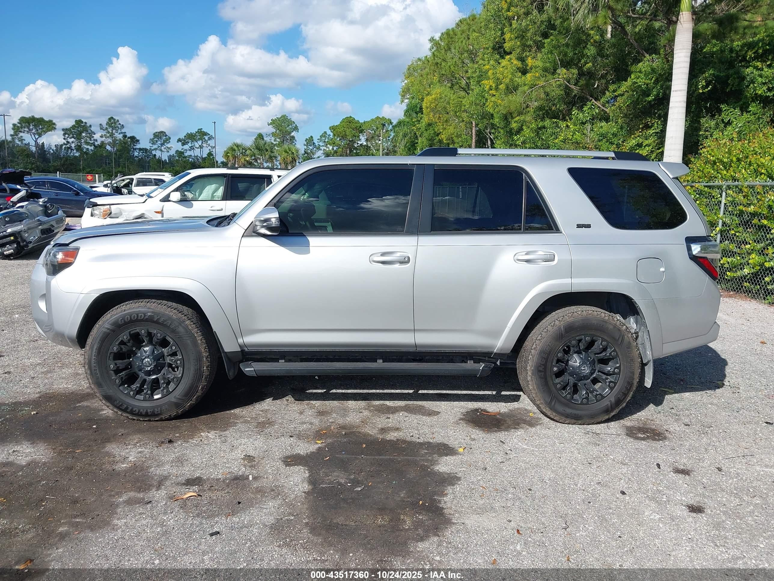 2021 Toyota 4runner Sr5 Premium Серебряный vin: JTEFU5JR4M5243131