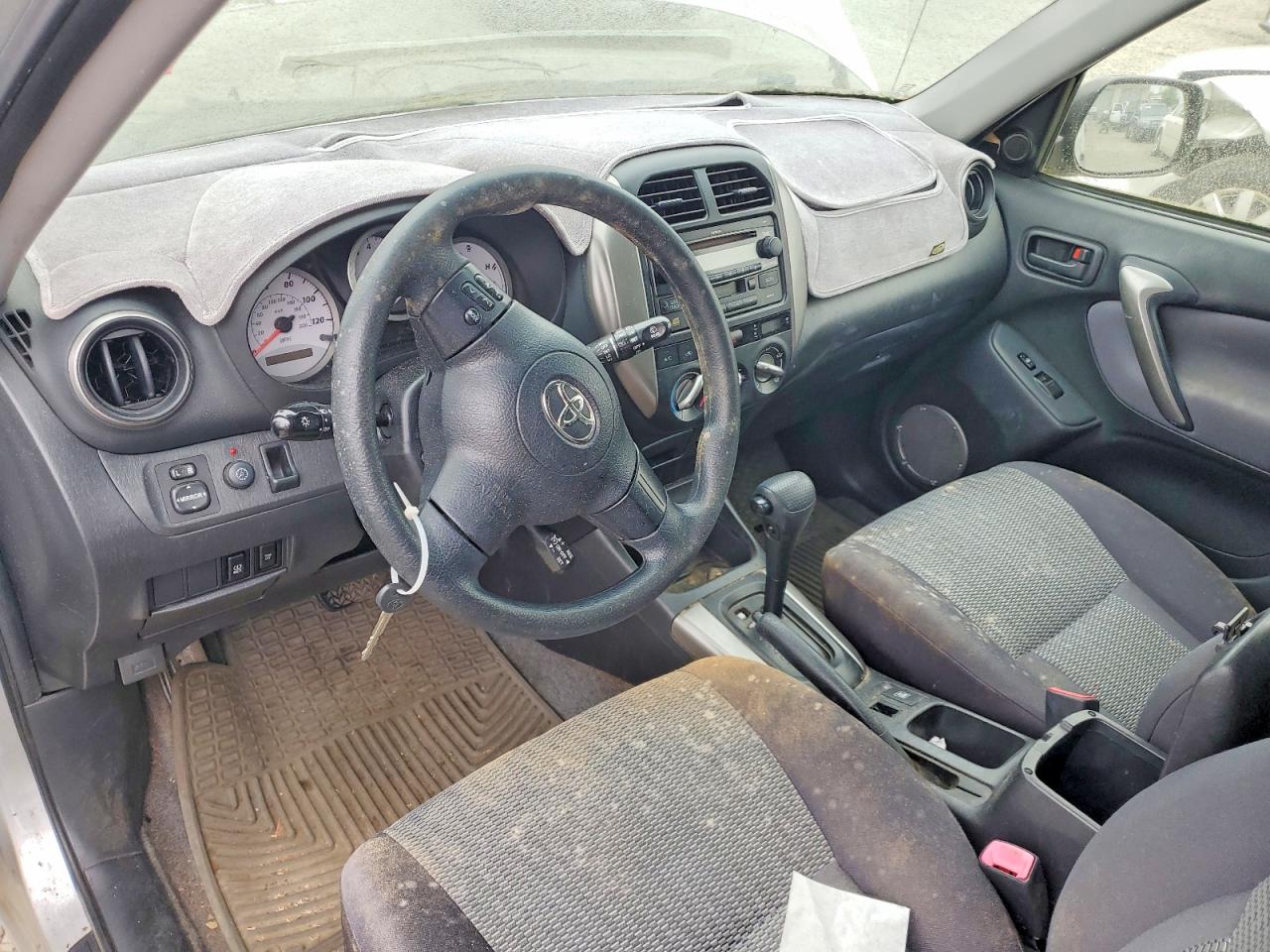 2004 Toyota Rav4 Base Silver vin: JTEGD20V040004531