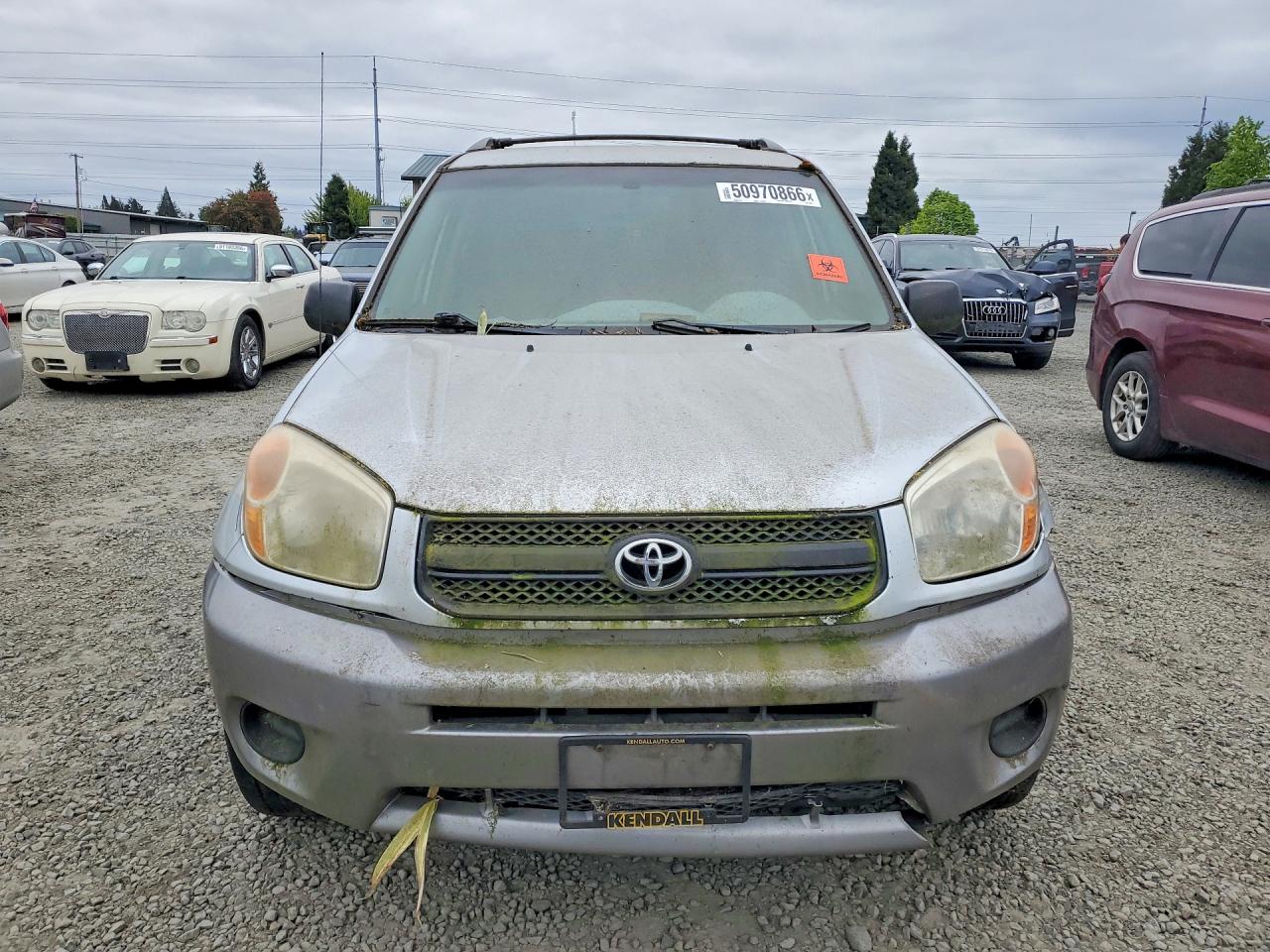 2004 Toyota Rav4 Base Silver vin: JTEGD20V040004531