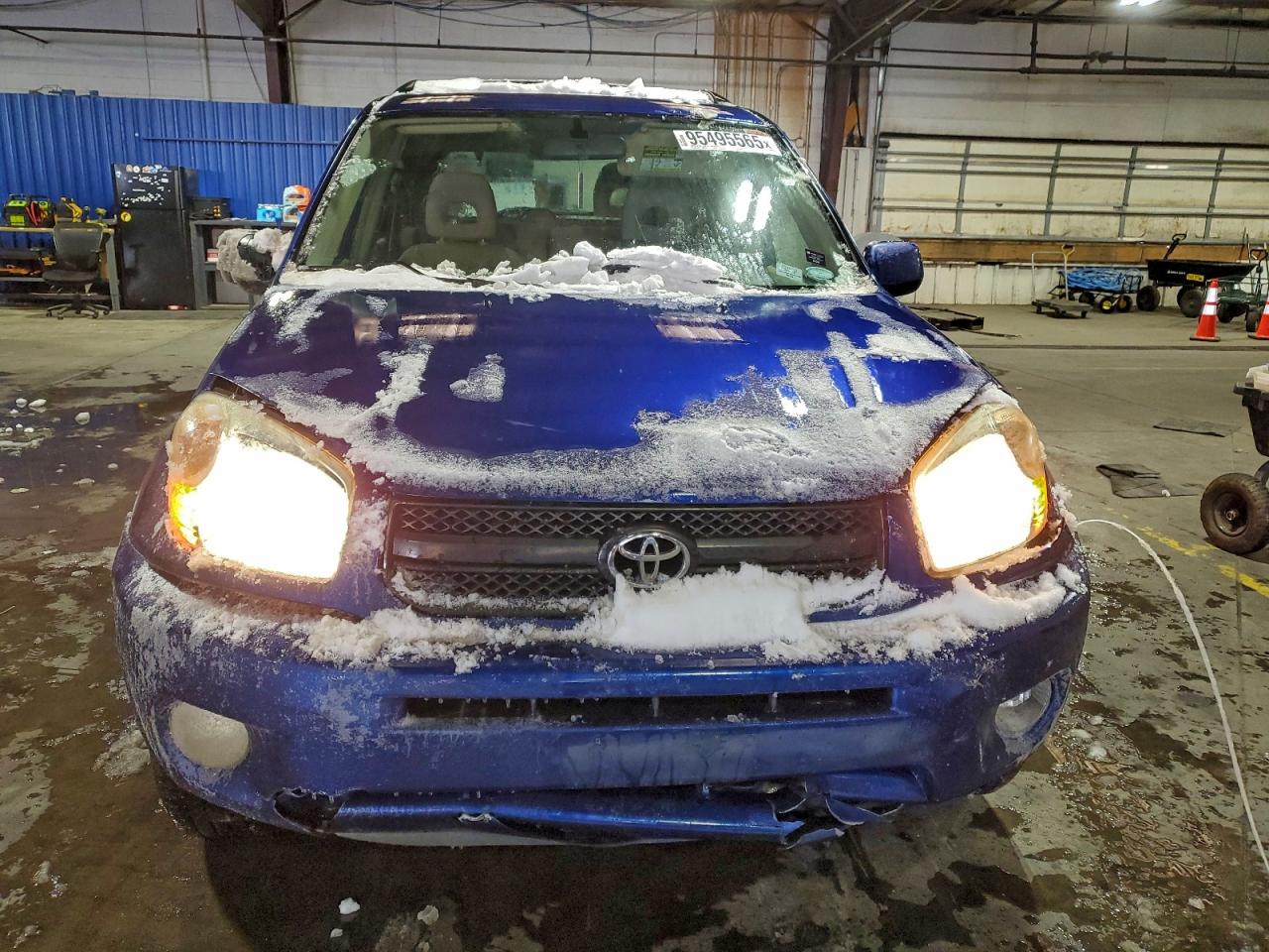 2004 Toyota Rav4 Blue vin: JTEGD20V040007865