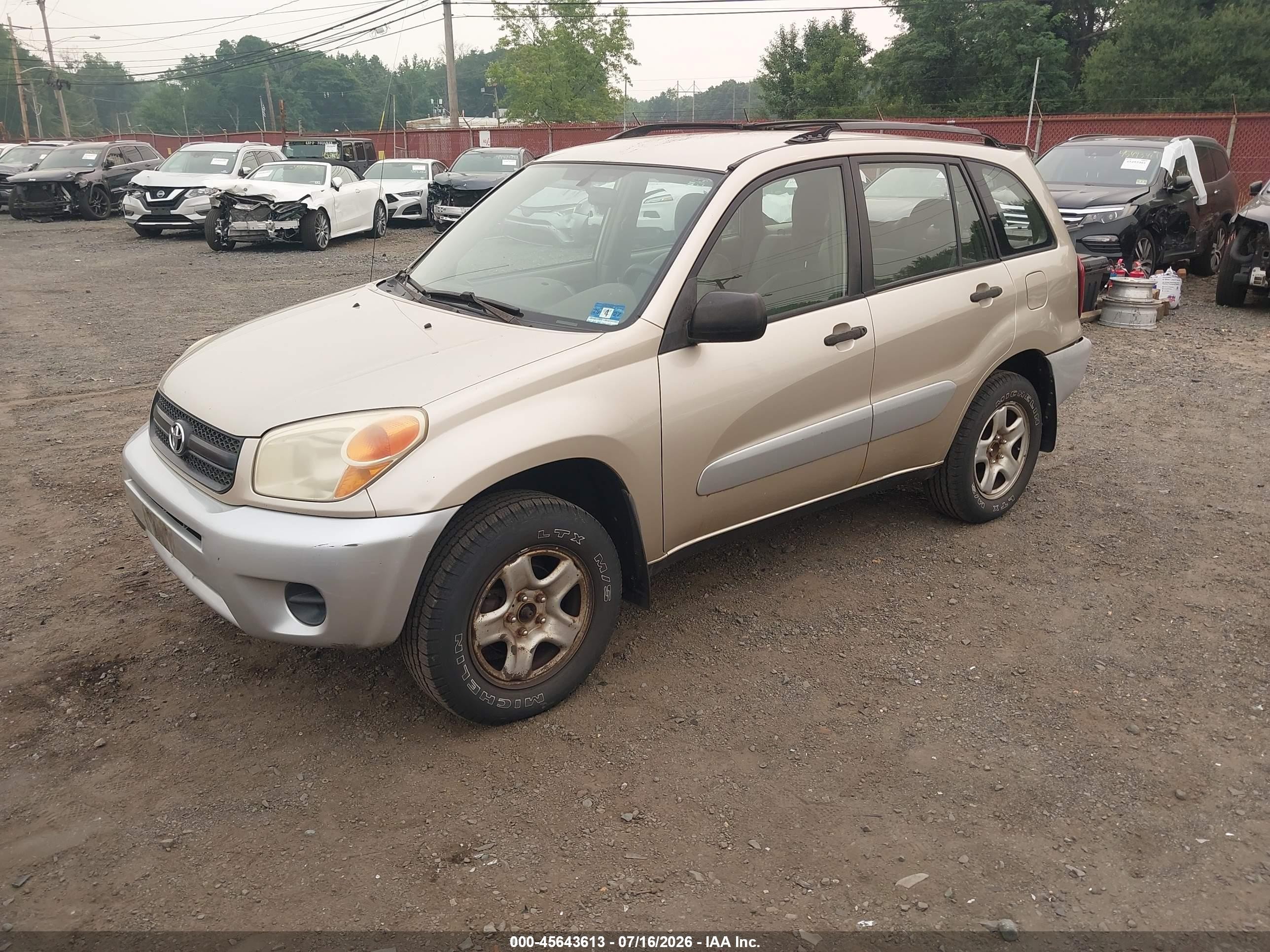 2004 Toyota Rav4   Beige vin: JTEGD20V040014136