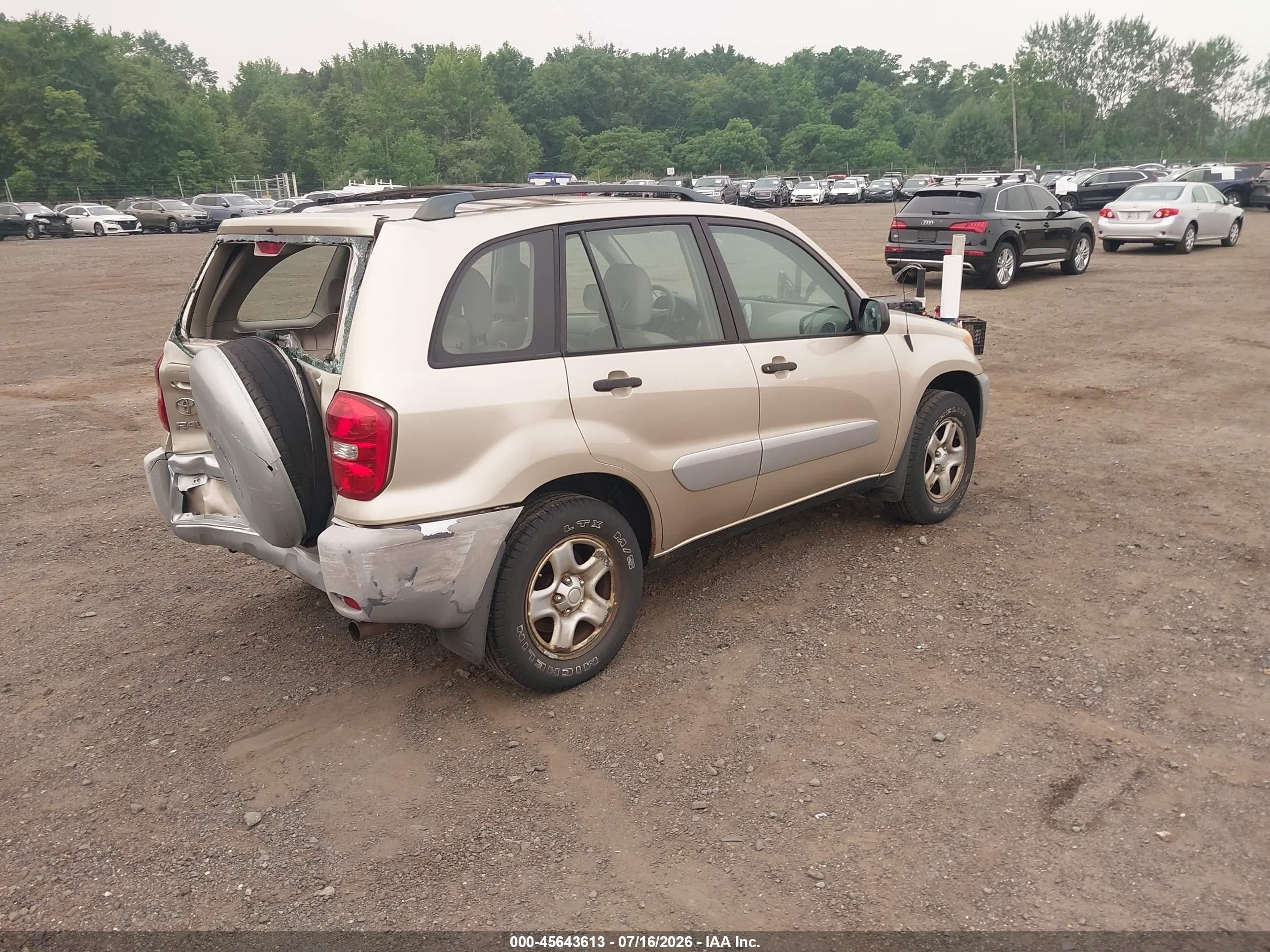 2004 Toyota Rav4   Beige vin: JTEGD20V040014136