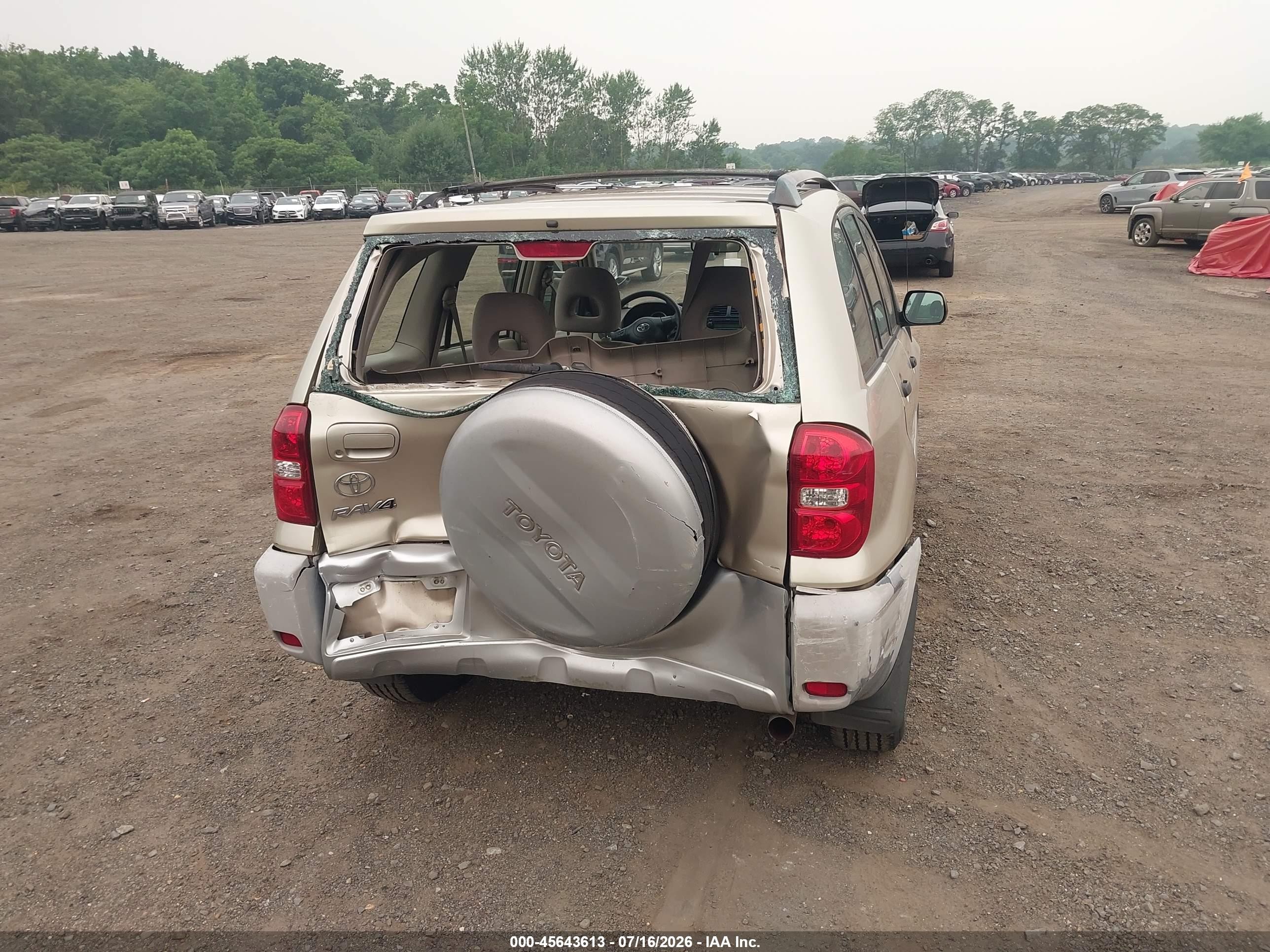 2004 Toyota Rav4   Beige vin: JTEGD20V040014136