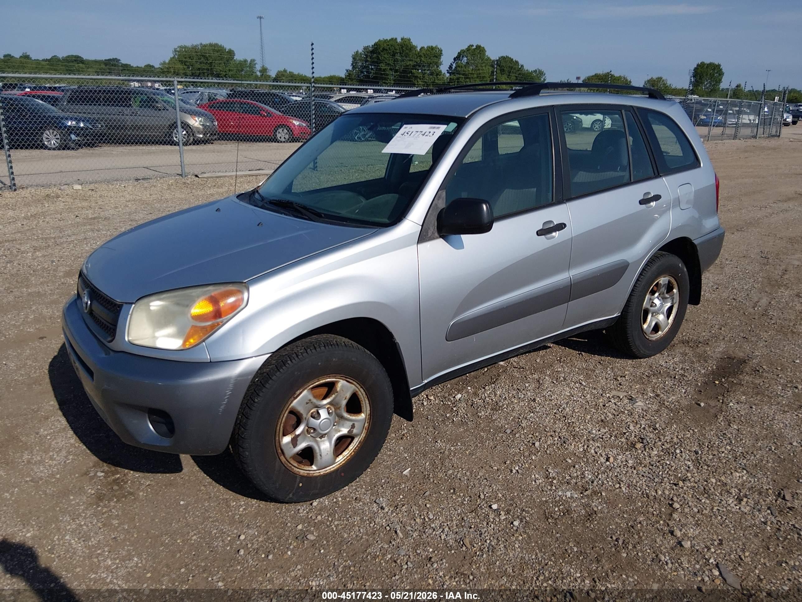 2004 Toyota Rav4   Silver vin: JTEGD20V040020227