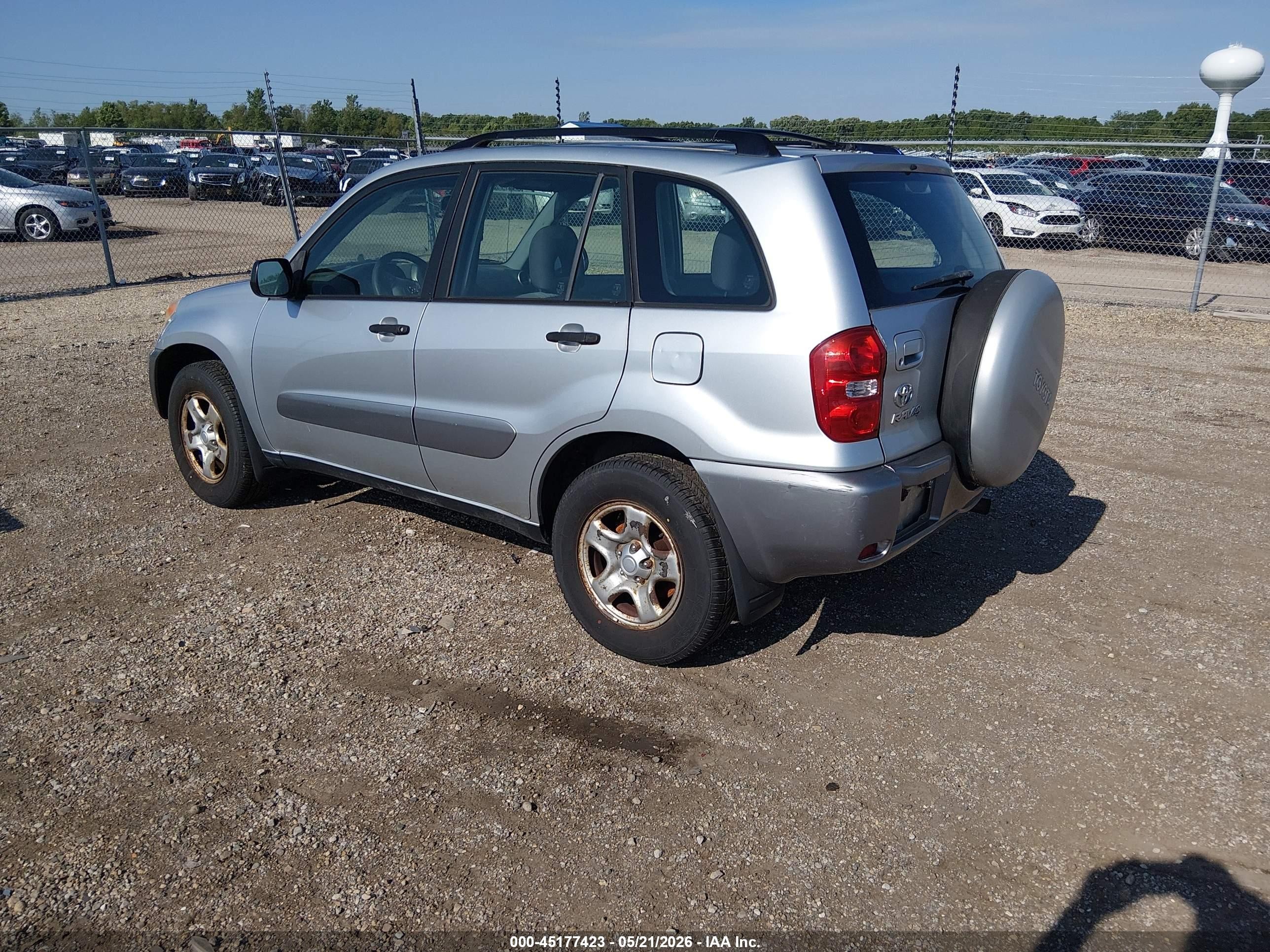 2004 Toyota Rav4   Silver vin: JTEGD20V040020227