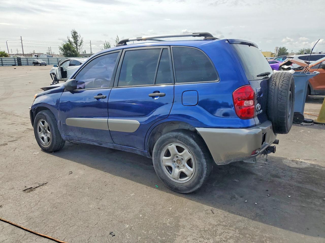 2004 Toyota Rav4 Base Синий vin: JTEGD20V040020437