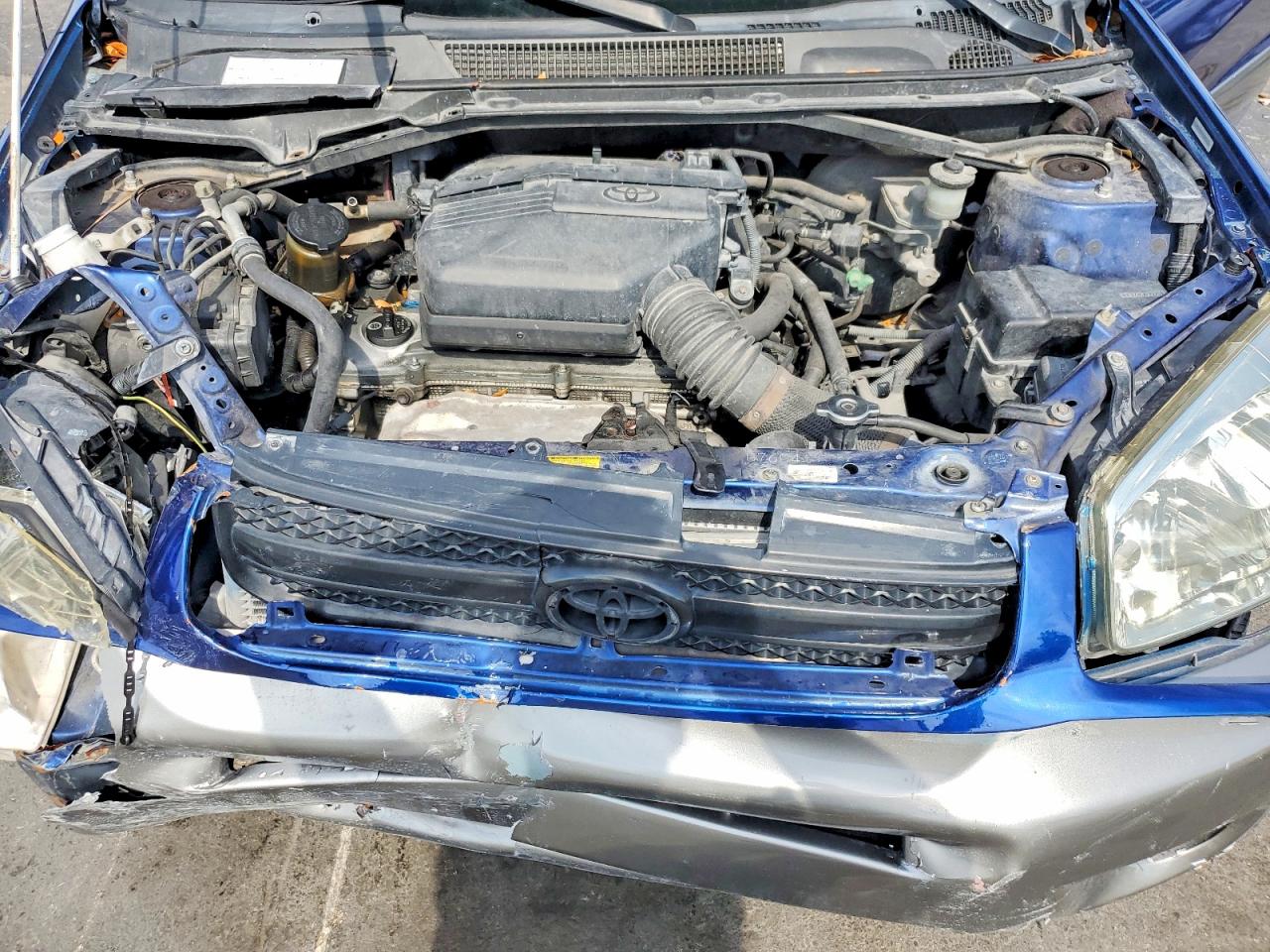 2004 Toyota Rav4 Base Синий vin: JTEGD20V040020437
