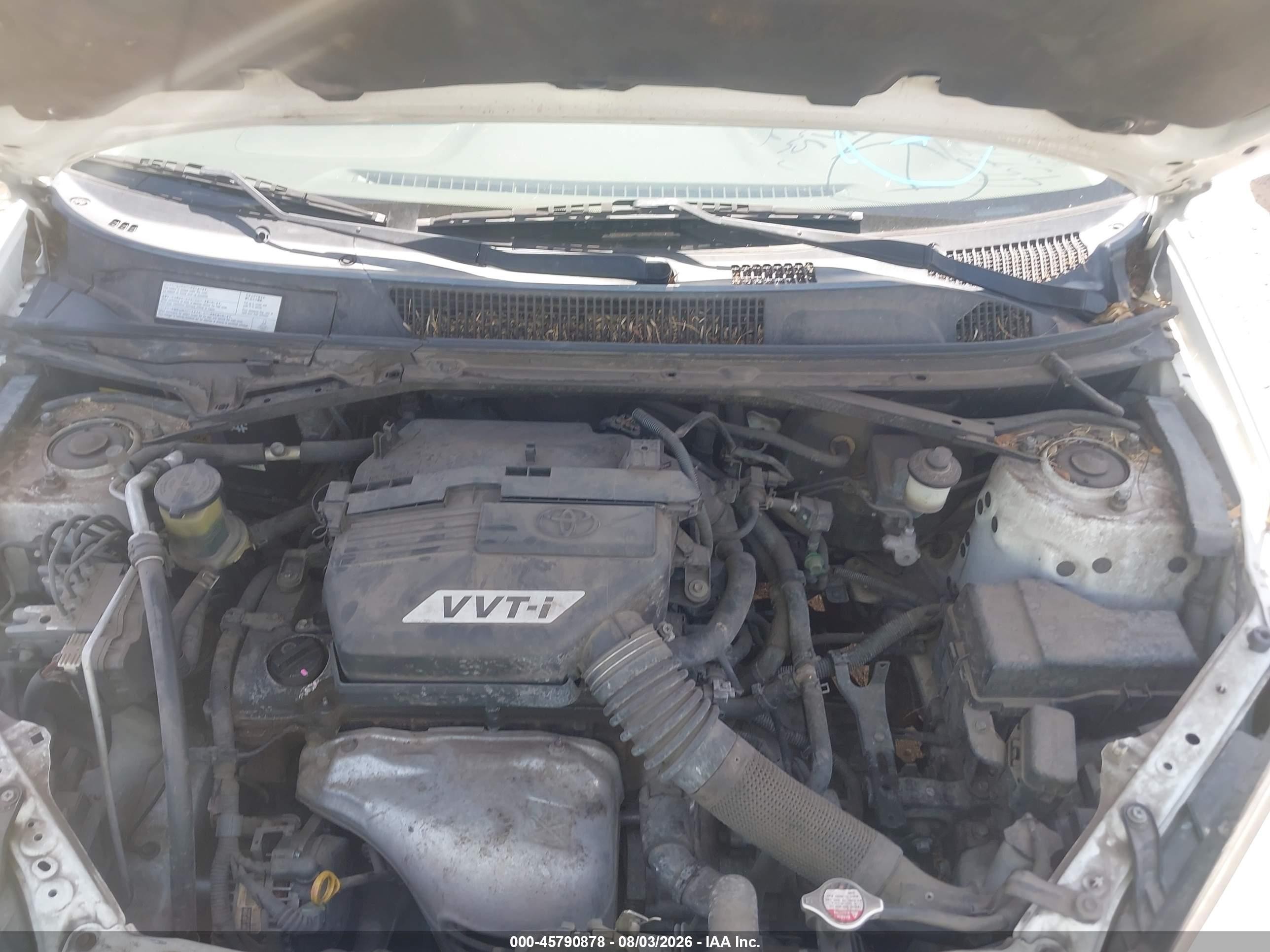 2004 Toyota Rav4 White vin: JTEGD20V040021264