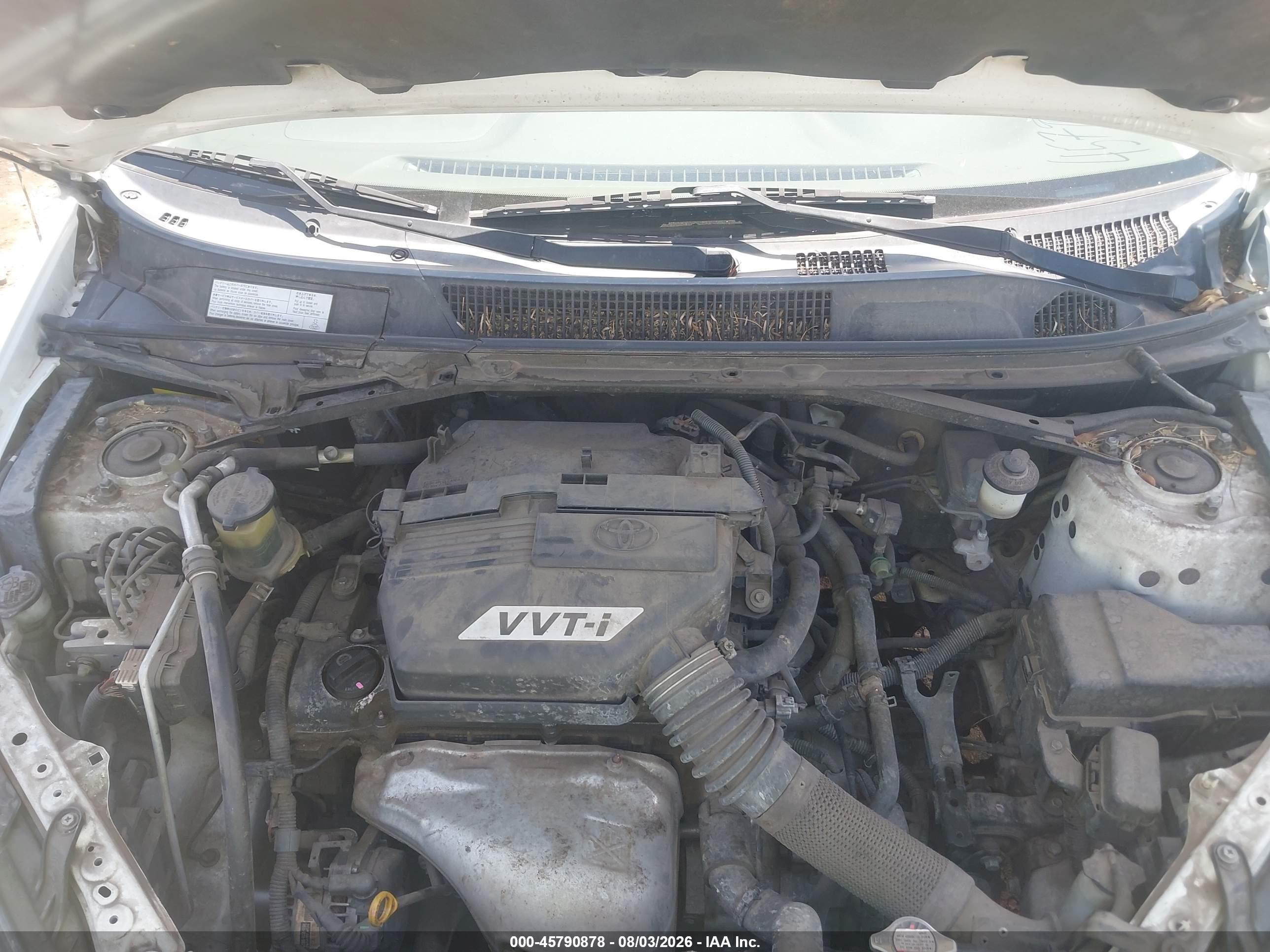 2004 Toyota Rav4 White vin: JTEGD20V040021264