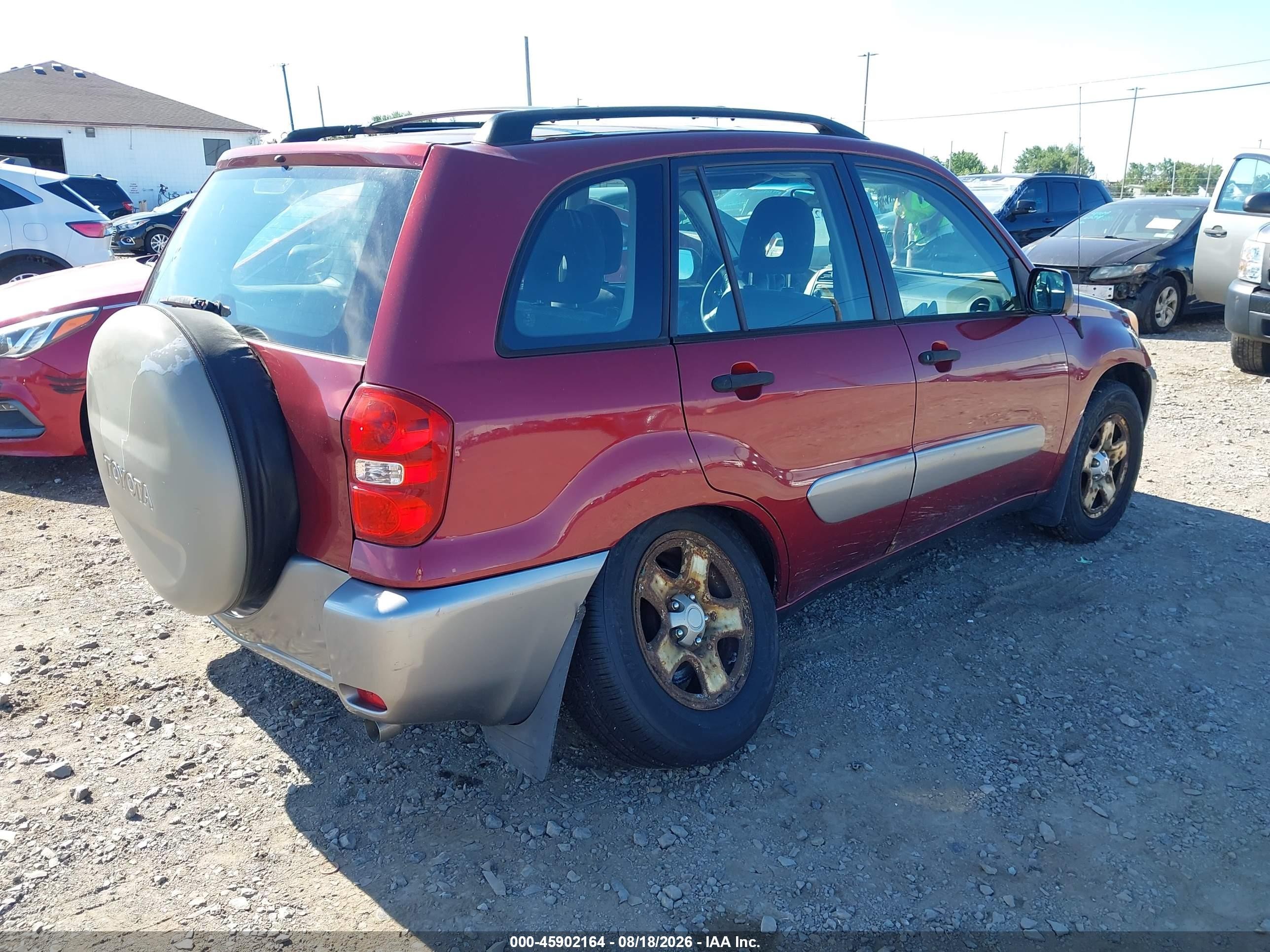 2005 Toyota Rav4   Красный vin: JTEGD20V050054329