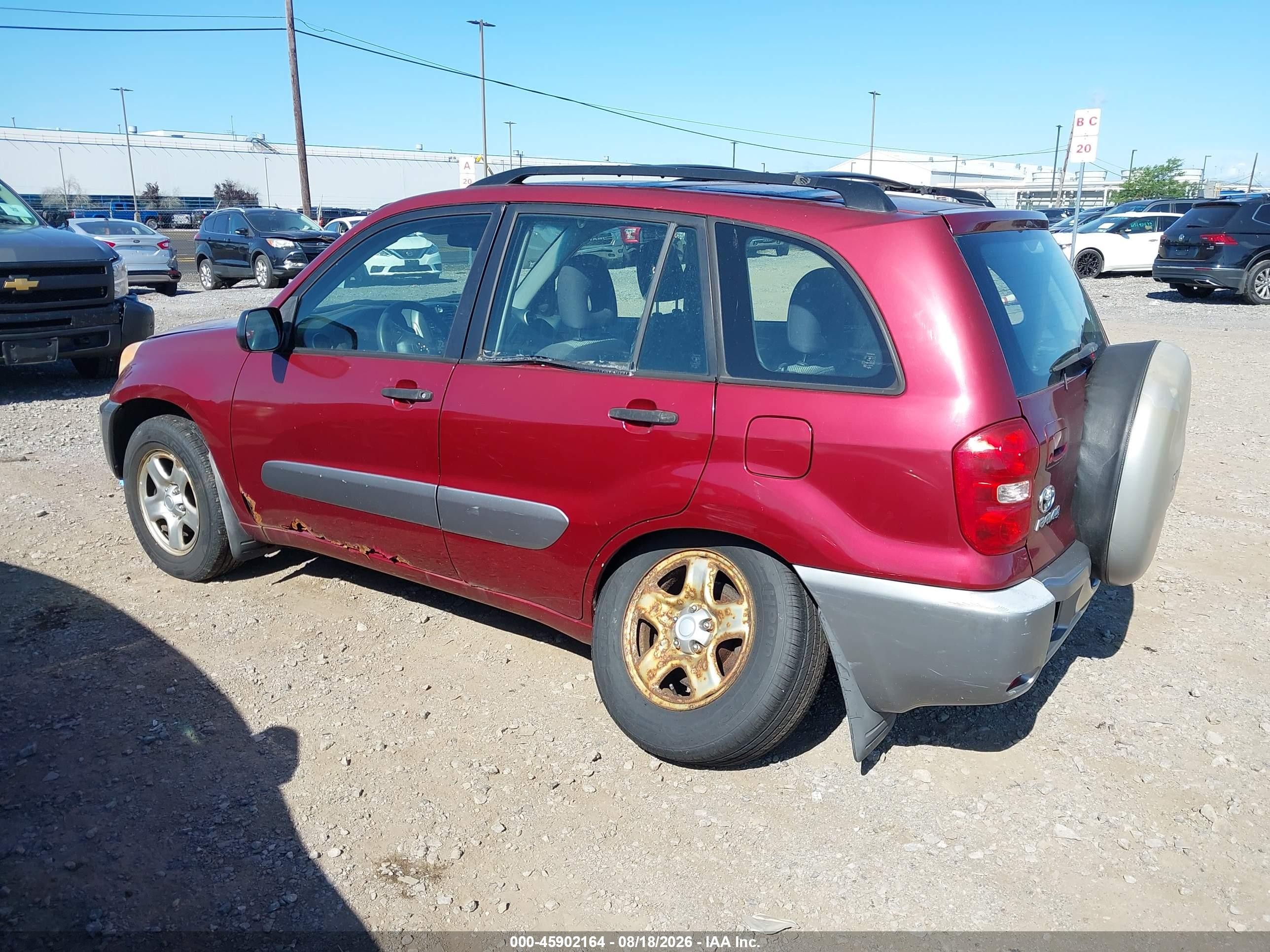 2005 Toyota Rav4   Красный vin: JTEGD20V050054329