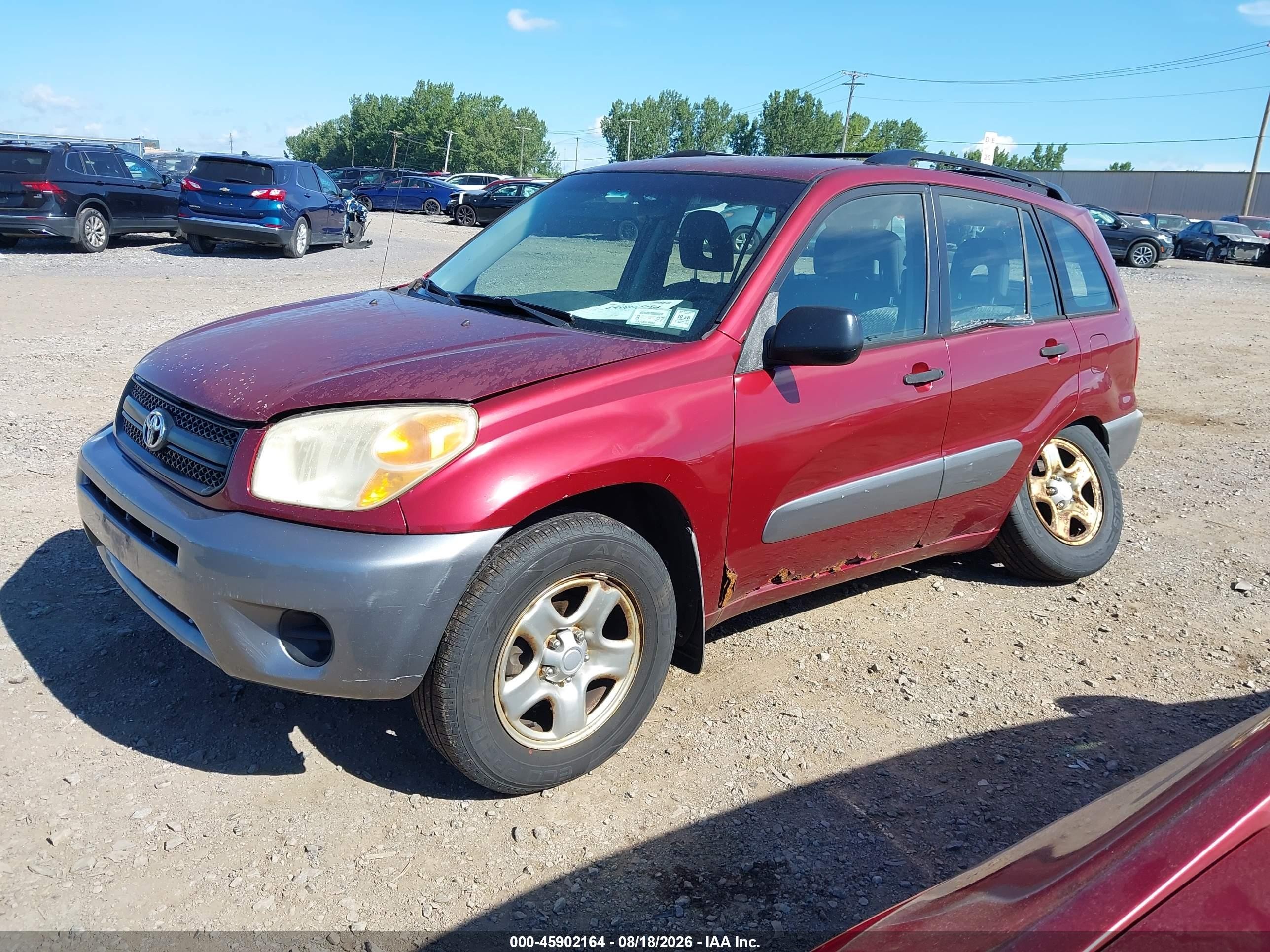 2005 Toyota Rav4   Красный vin: JTEGD20V050054329