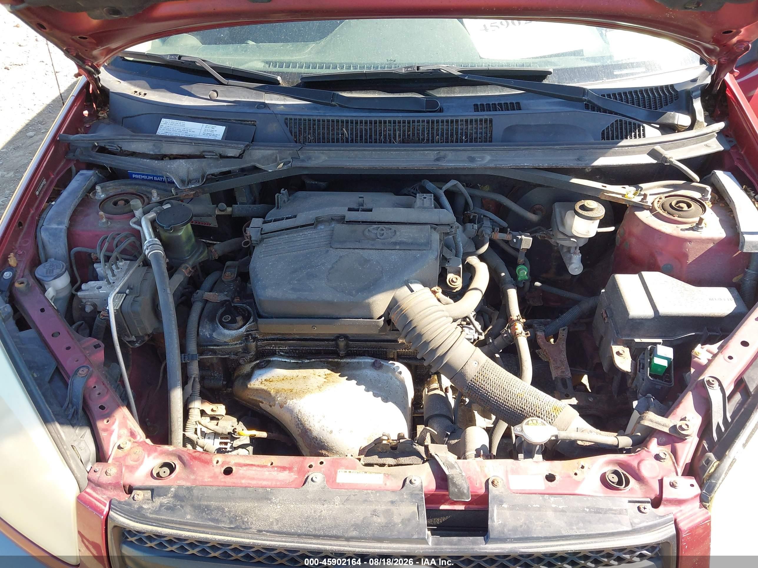 2005 Toyota Rav4   Красный vin: JTEGD20V050054329