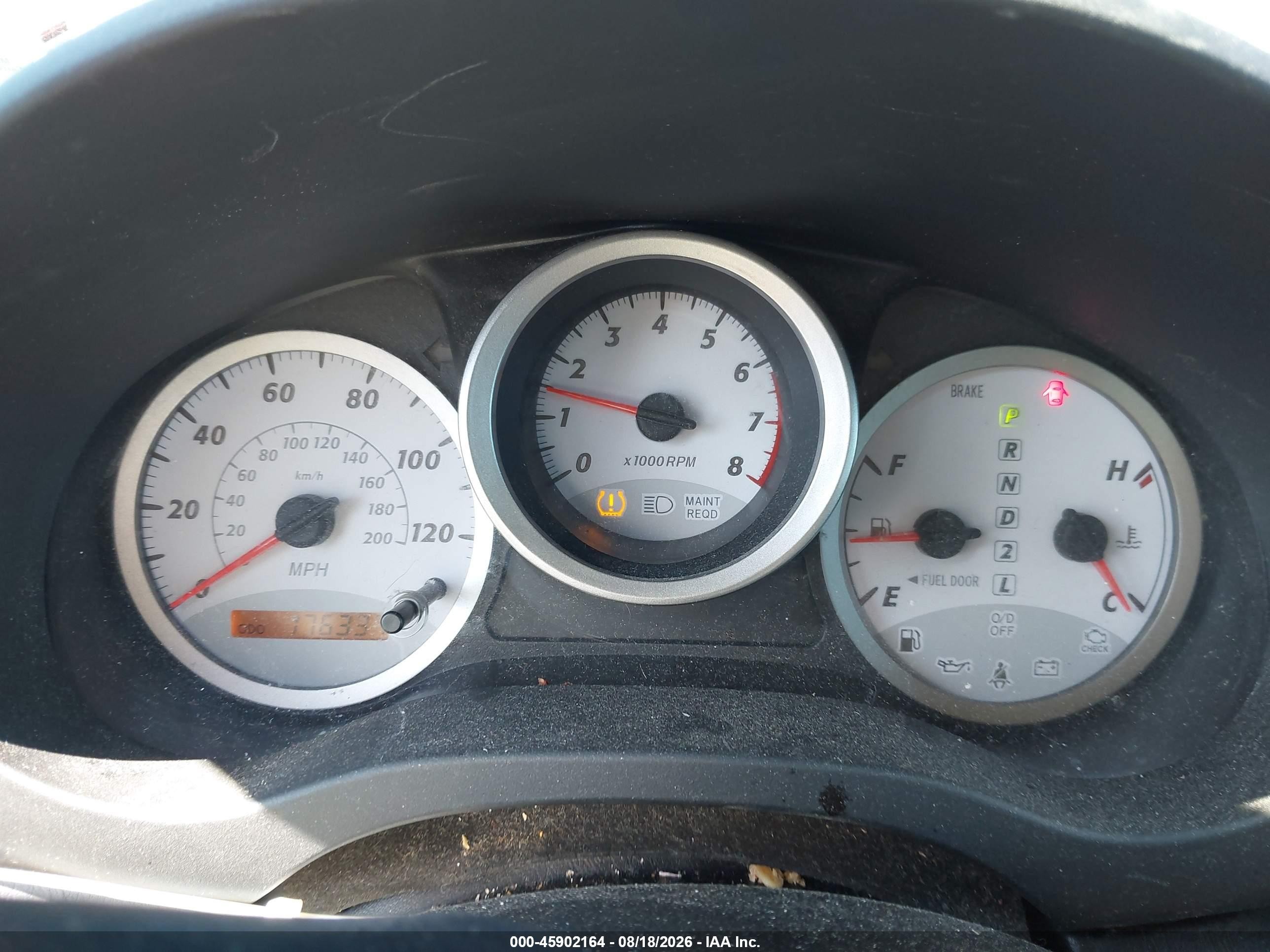 2005 Toyota Rav4   Красный vin: JTEGD20V050054329