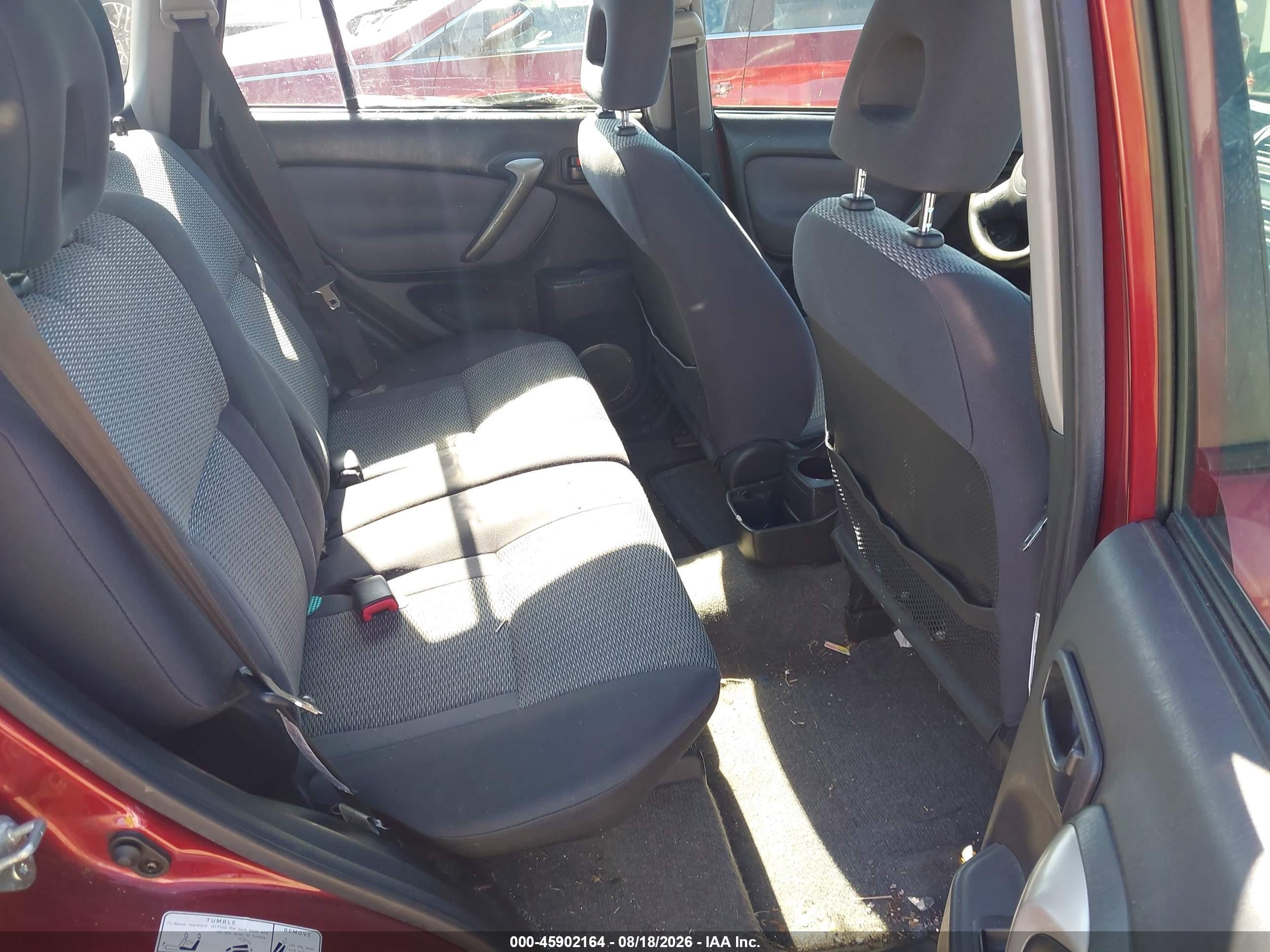 2005 Toyota Rav4   Красный vin: JTEGD20V050054329