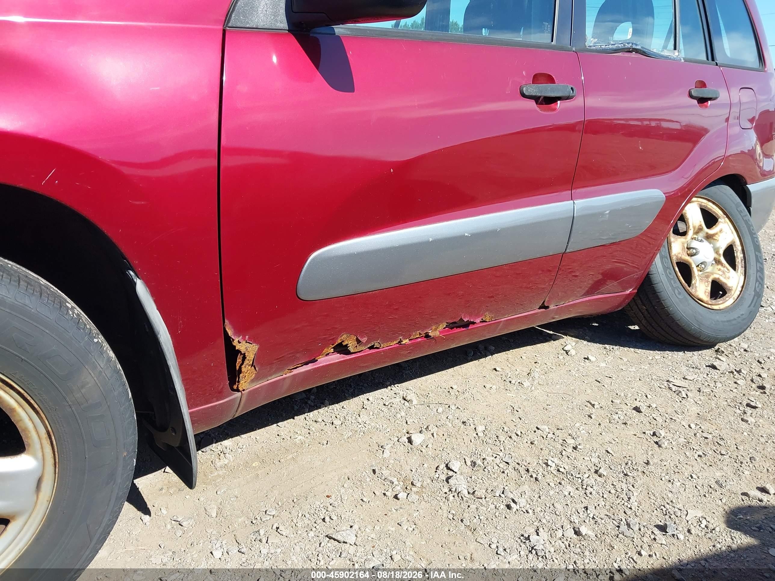 2005 Toyota Rav4   Красный vin: JTEGD20V050054329