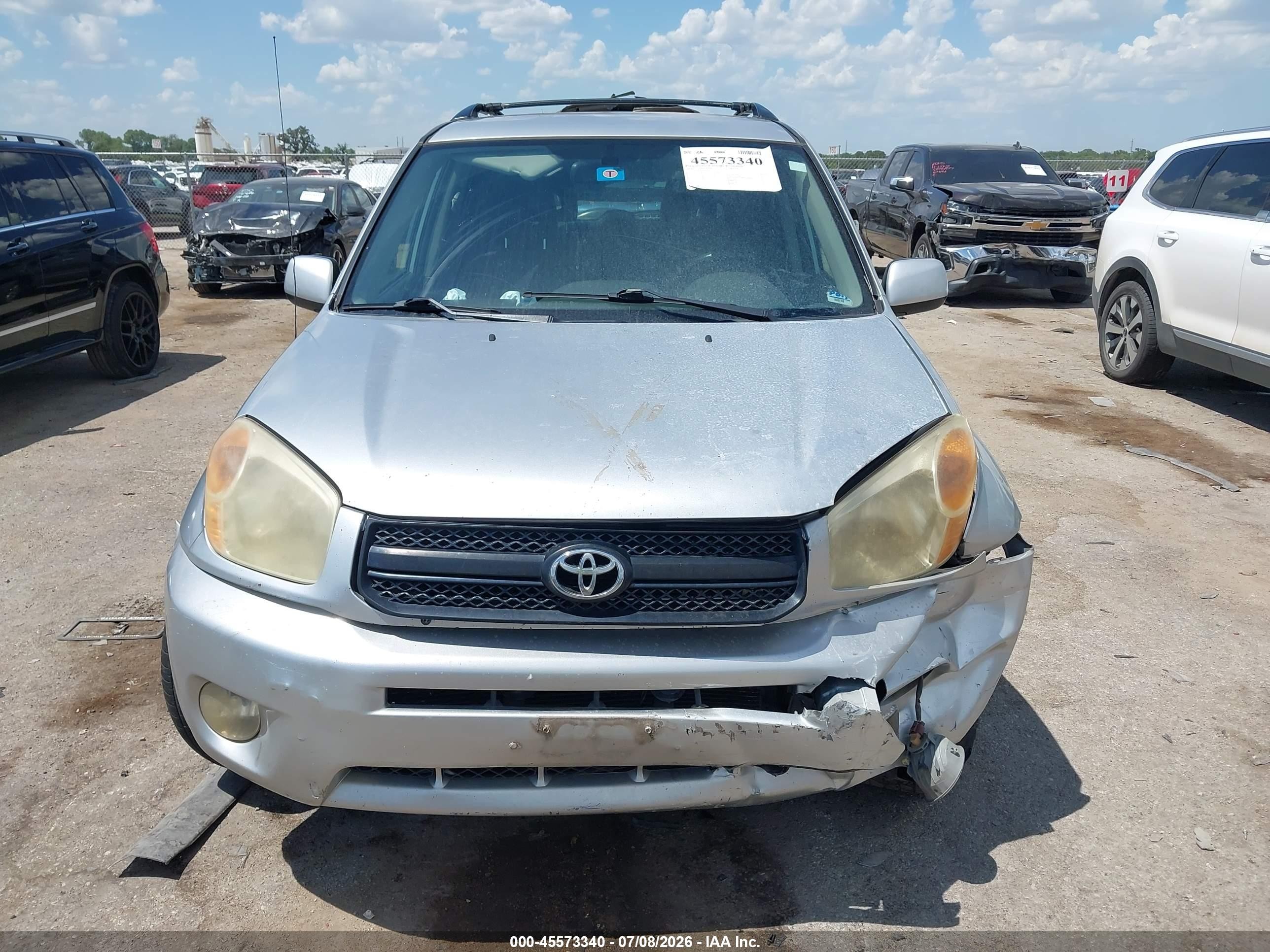 2005 Toyota Rav4 Silver vin: JTEGD20V050055223