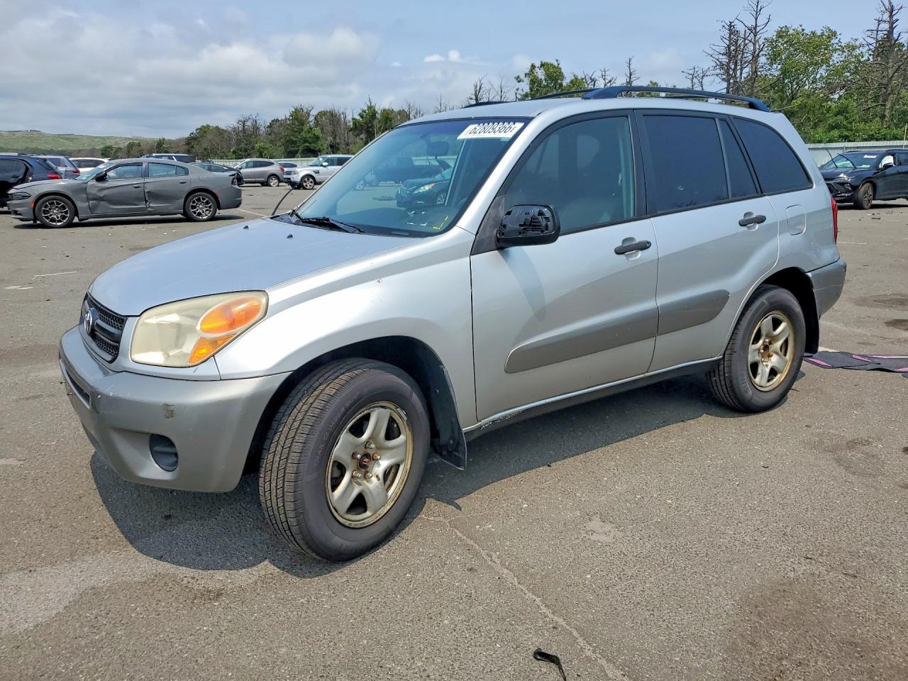 2005 Toyota Rav4 Base Silver vin: JTEGD20V050077805