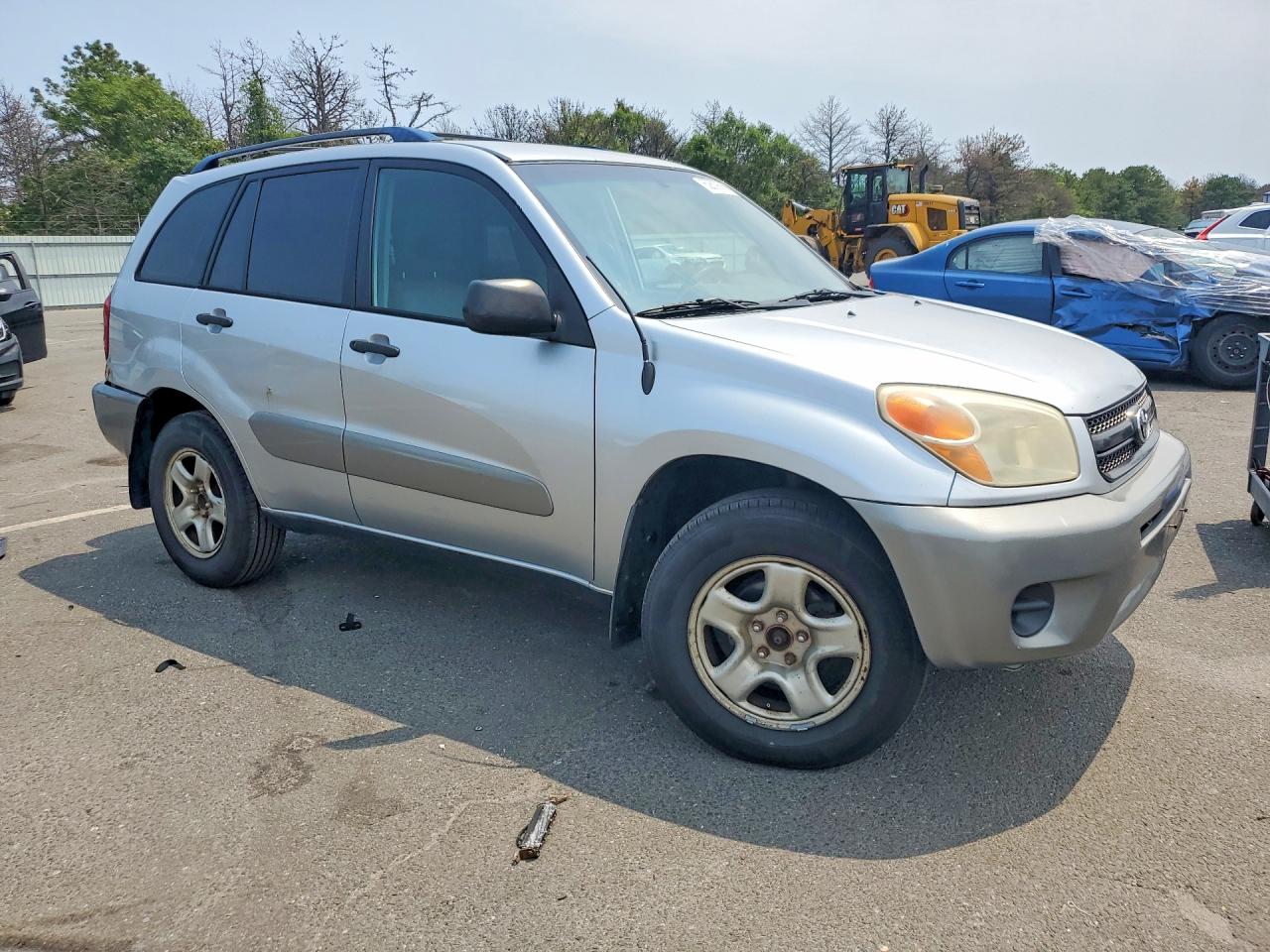2005 Toyota Rav4 Base Silver vin: JTEGD20V050077805
