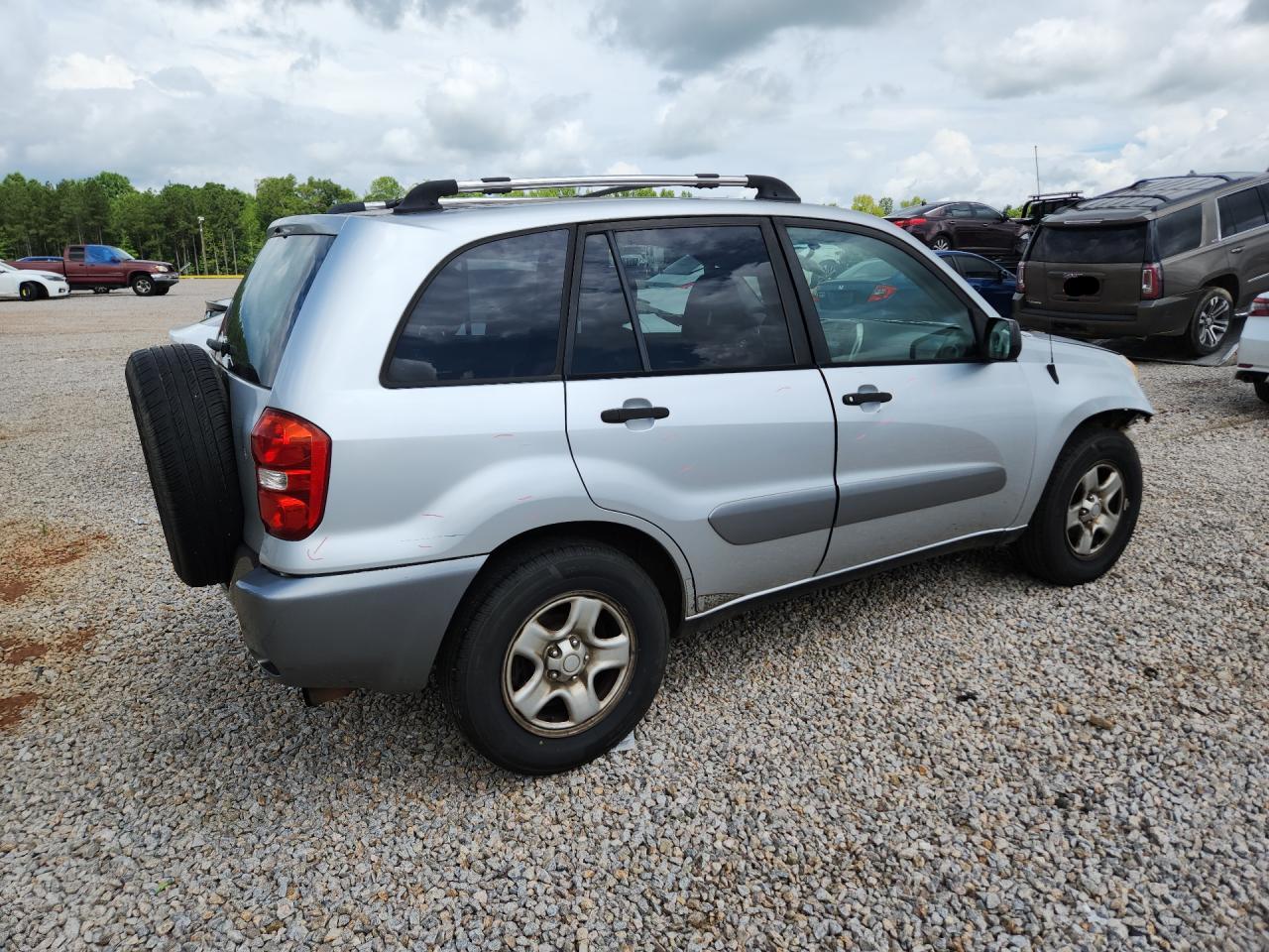 2004 Toyota Rav4 Base Silver vin: JTEGD20V140015554