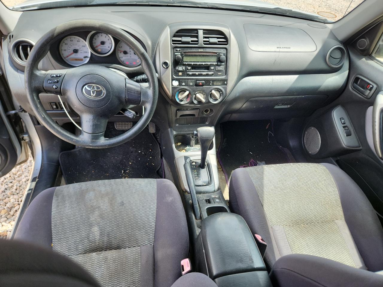 2004 Toyota Rav4 Base Silver vin: JTEGD20V140015554